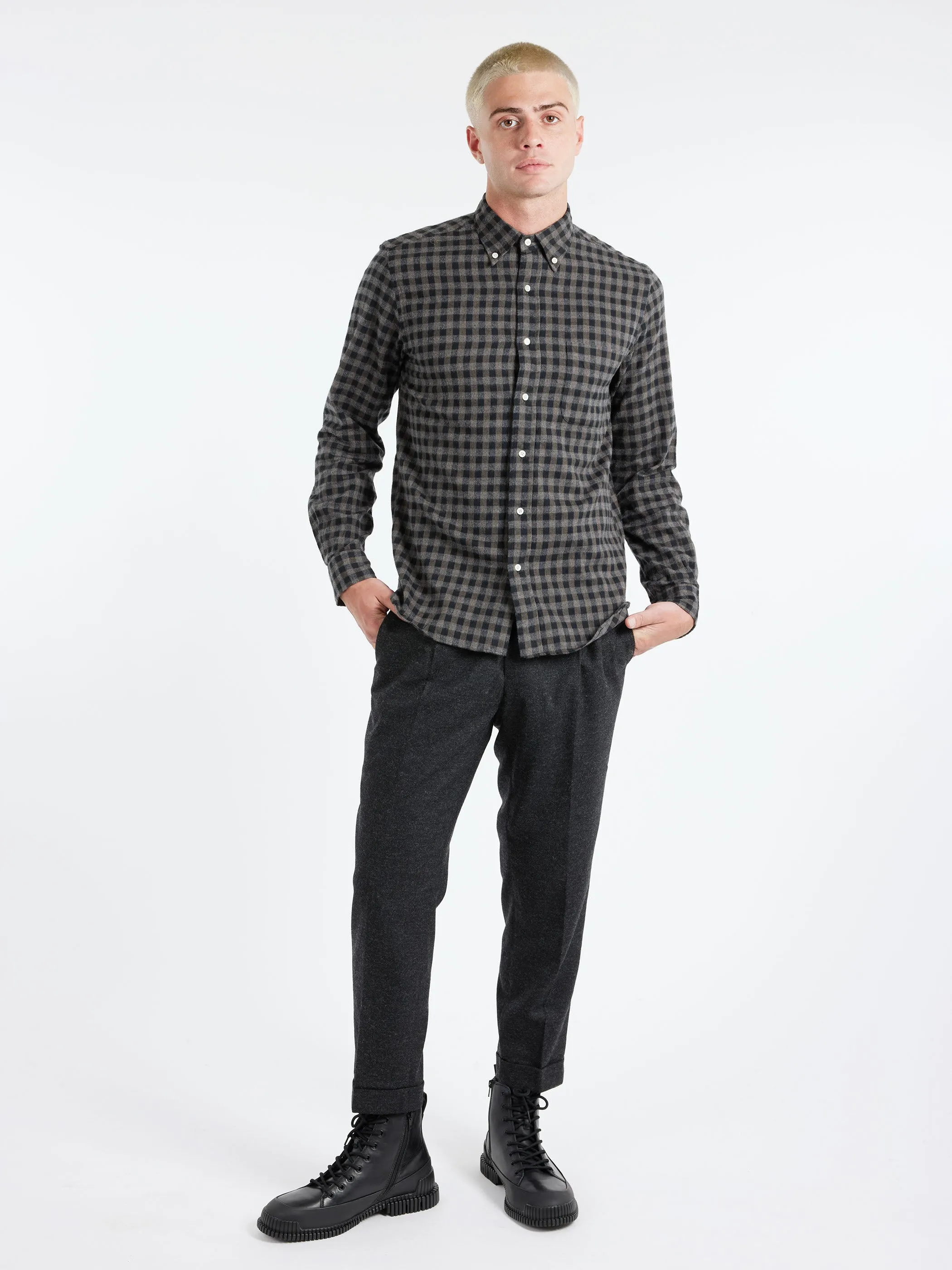 BD Shaggy Gingham Shirt sold by gravitypope product image thumbnail 2