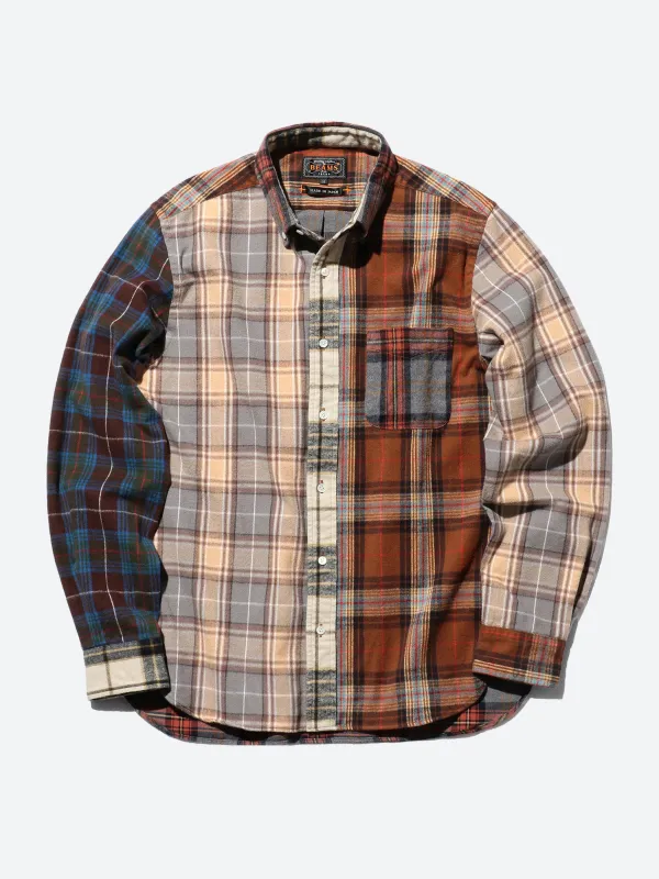 BD Flannel Plaid Panel Shirt sold by gravitypope
