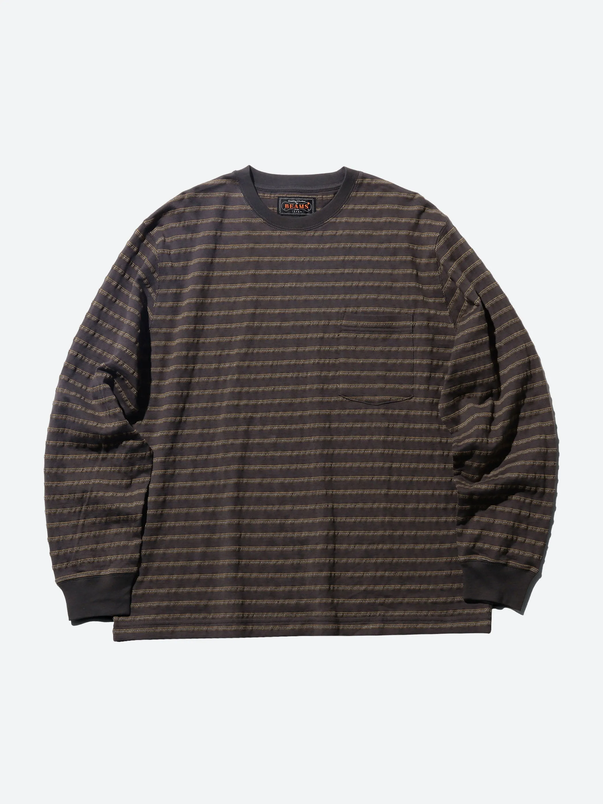 Jacquard Stripe Pocket Tee sold by gravitypope