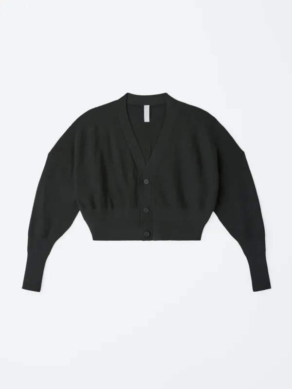 Wool Garter Cropped Cardigan sold by gravitypope