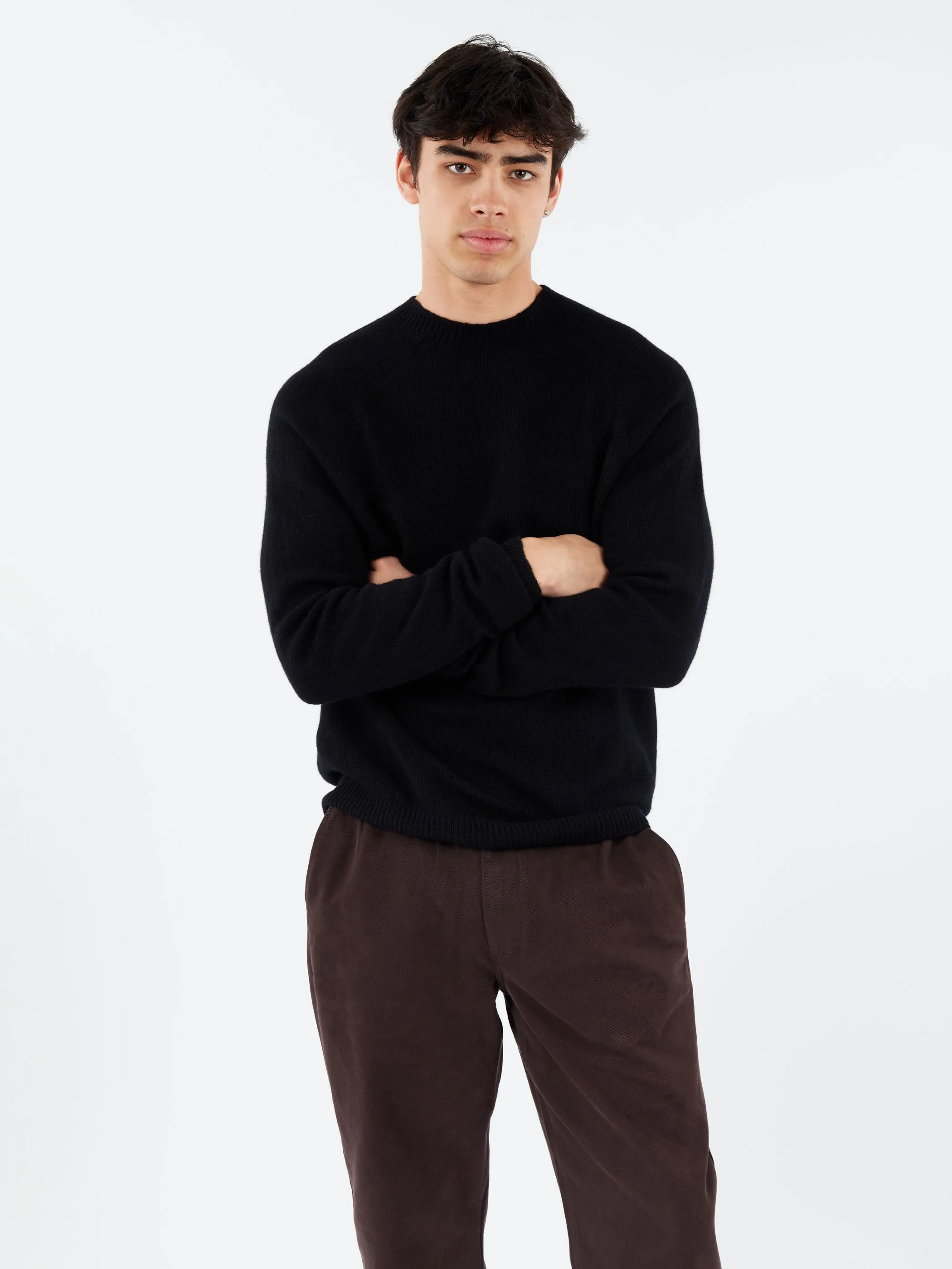 Lambswool Crew Neck Jumper sold by gravitypope product image thumbnail 2