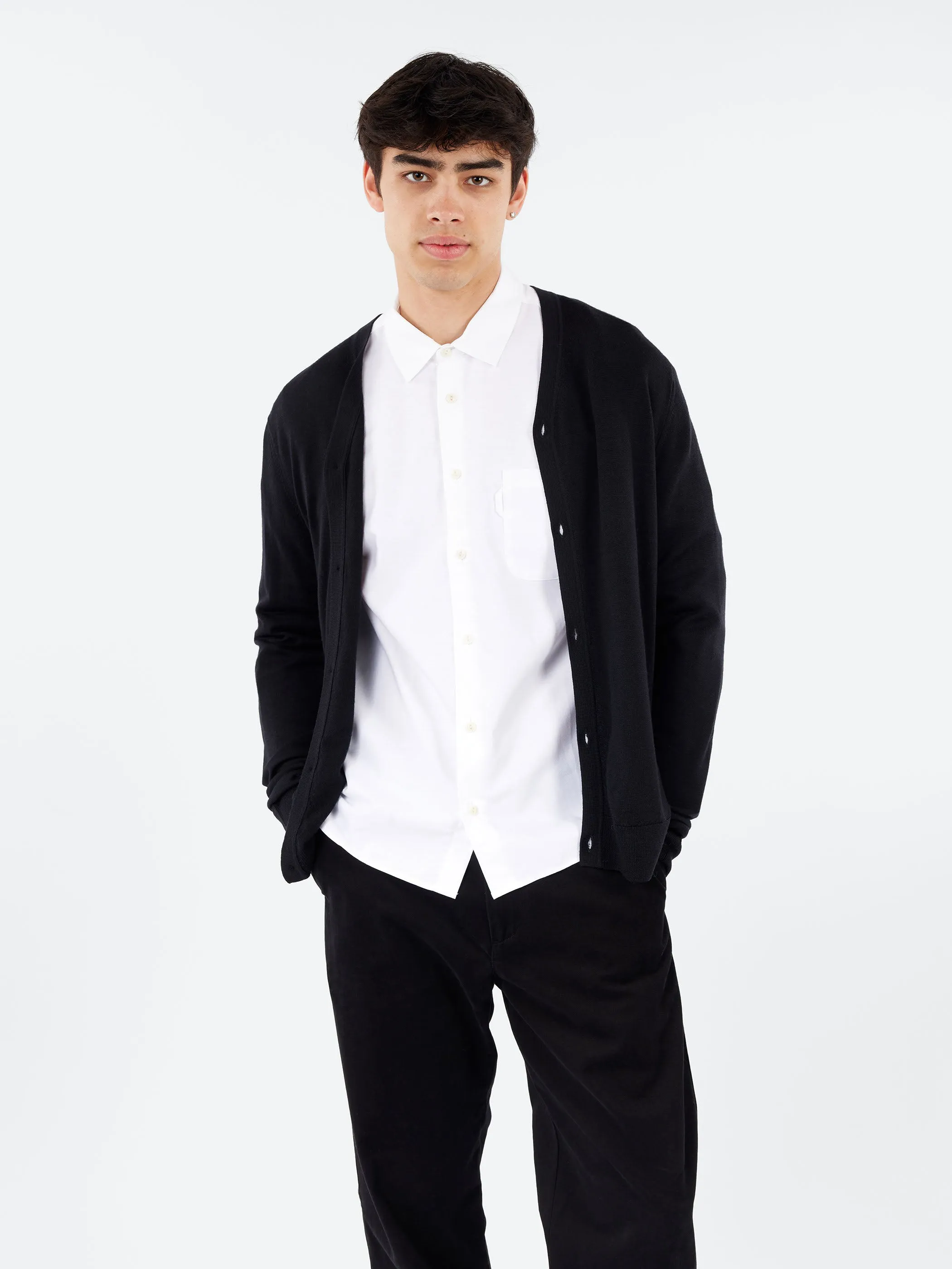 Extra-Fine Merino Cardigan sold by gravitypope product image thumbnail 2