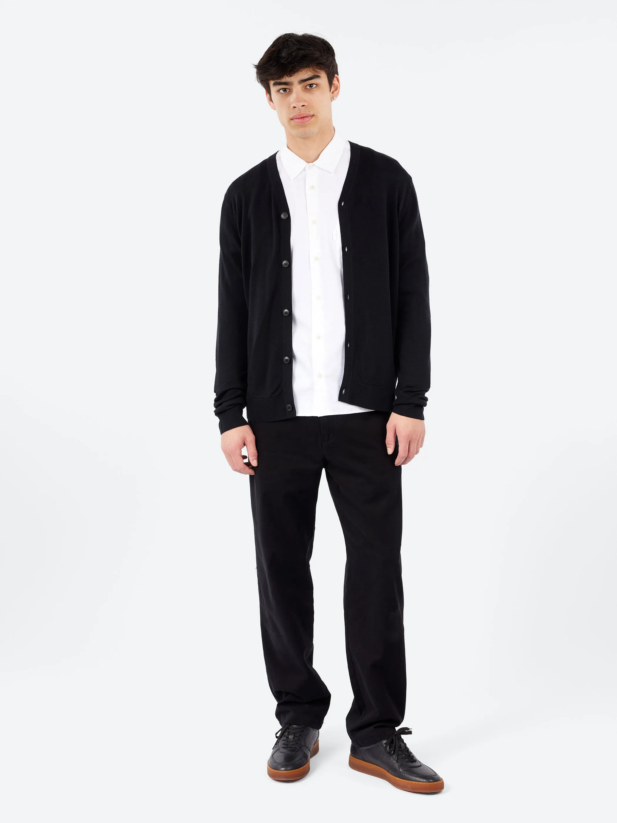 Extra-Fine Merino Cardigan sold by gravitypope product image thumbnail 4