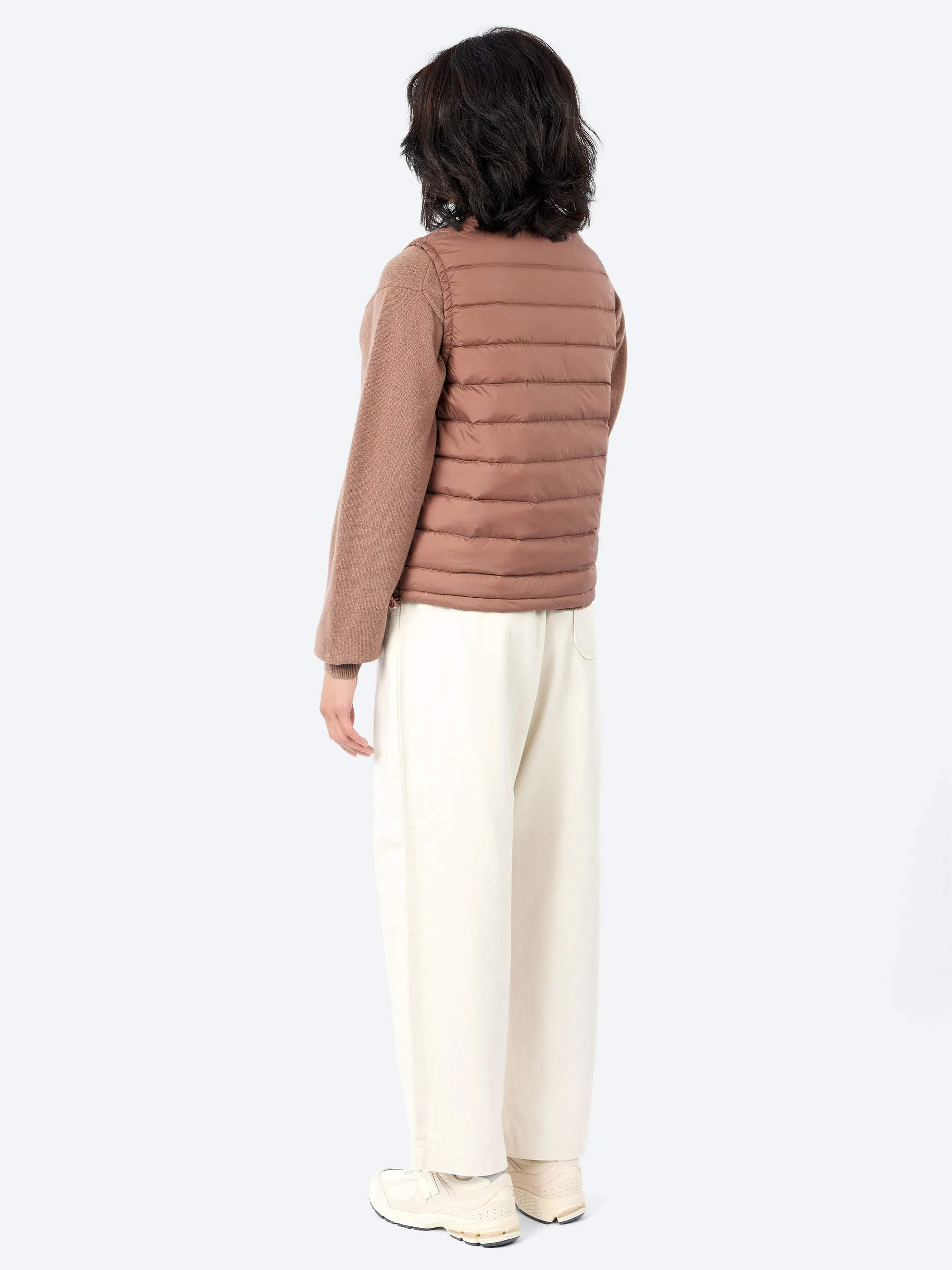 Women's Inner Down Crewneck Vest sold by gravitypope product image thumbnail 3