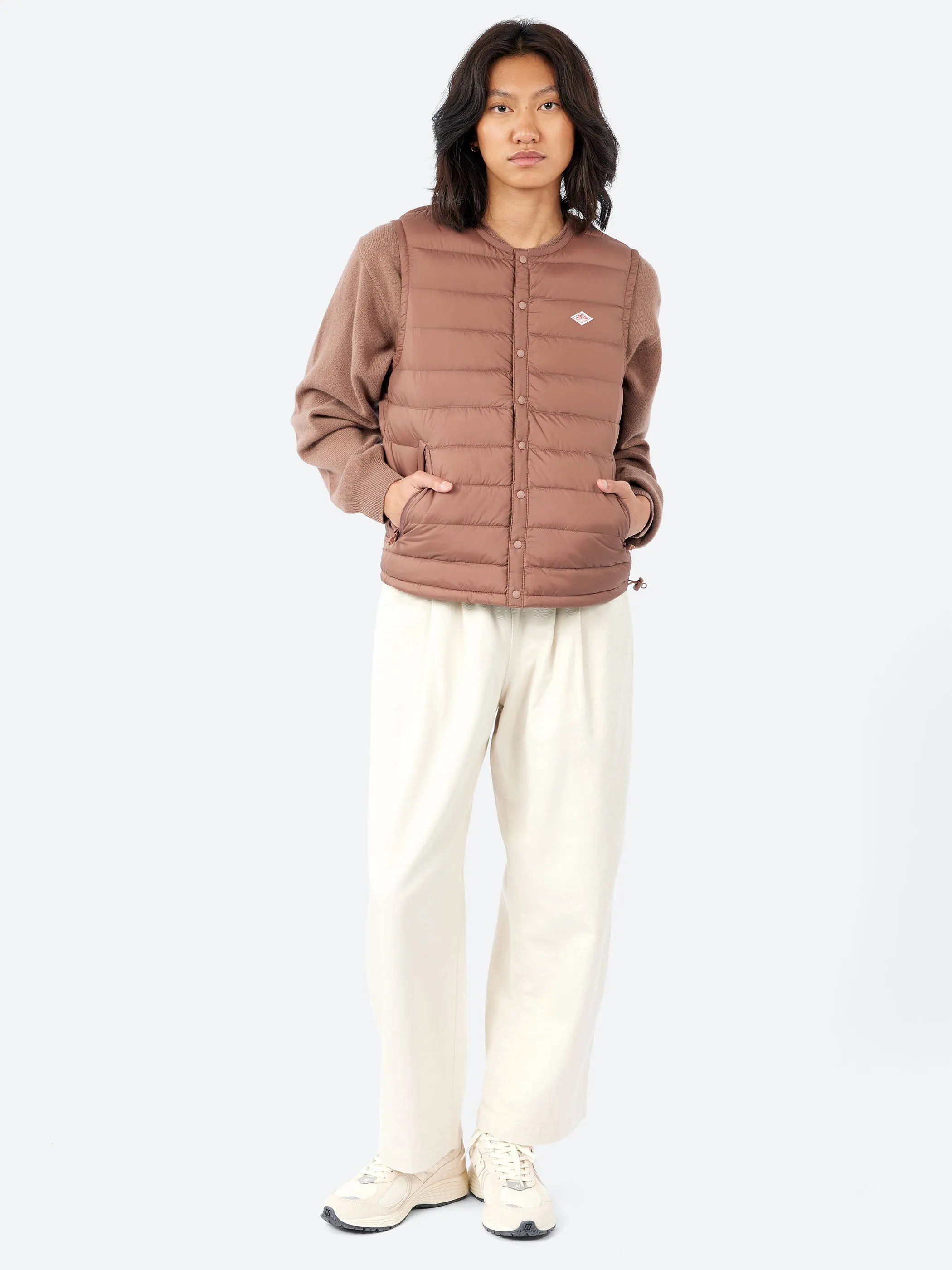 Women's Inner Down Crewneck Vest sold by gravitypope product image thumbnail 2