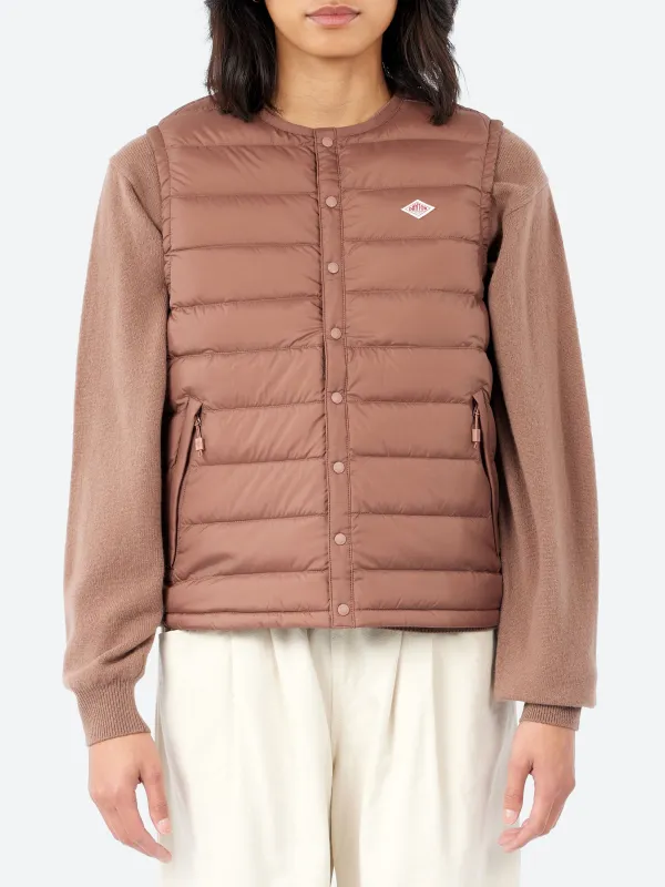 Women's Inner Down Crewneck Vest sold by gravitypope