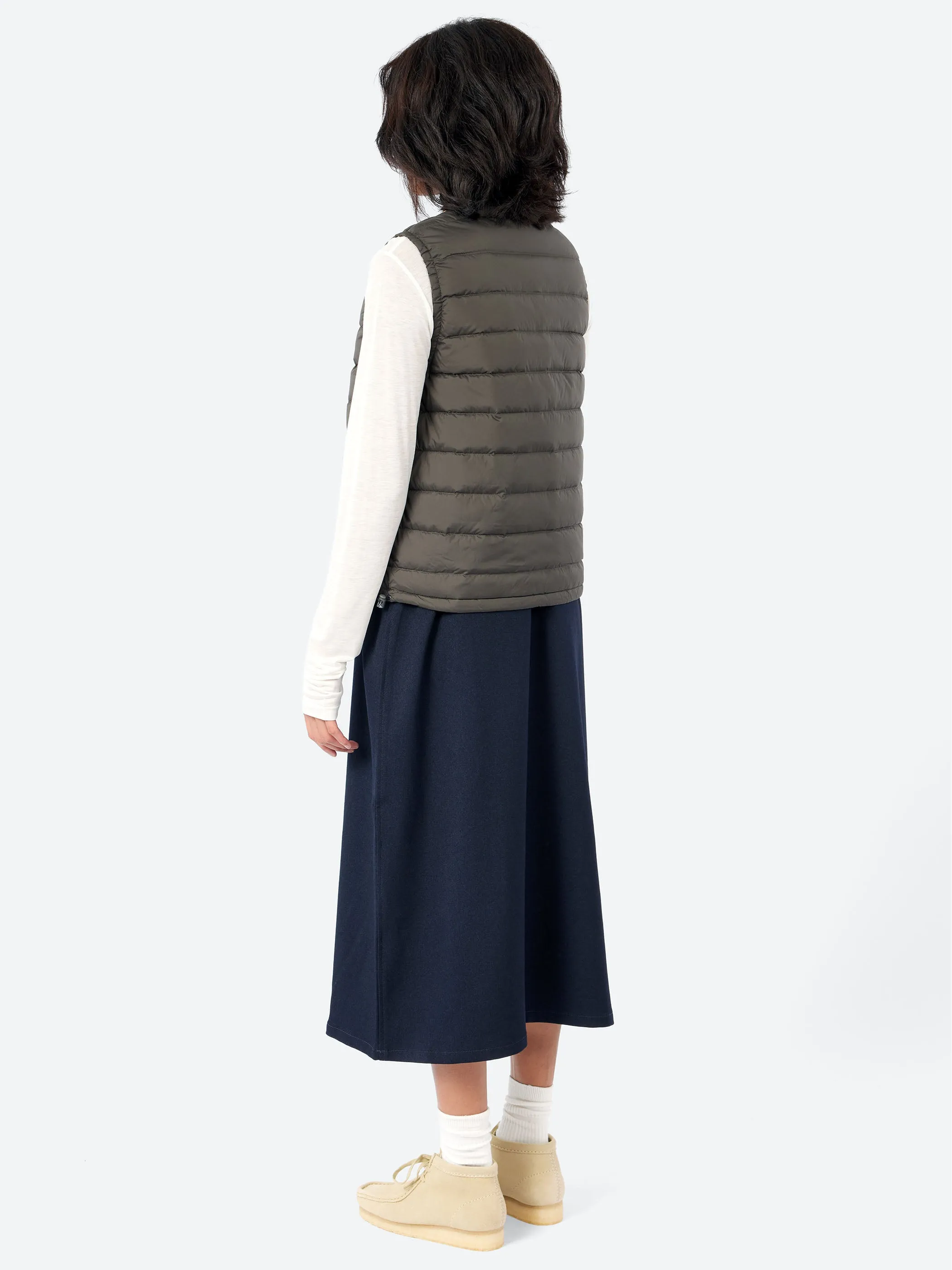 Women's Inner Down Crewneck Vest sold by gravitypope product image thumbnail 3