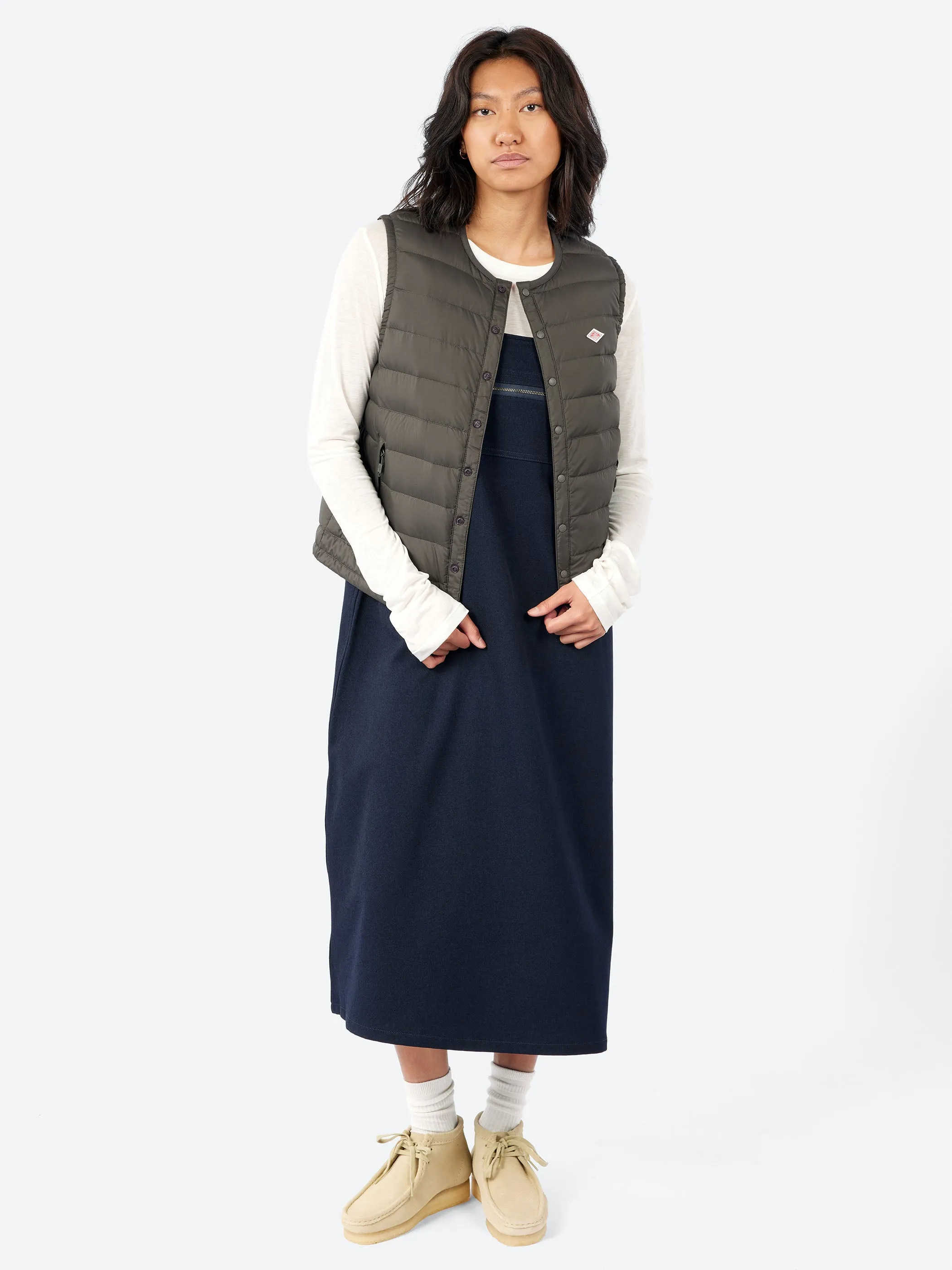 Women's Inner Down Crewneck Vest sold by gravitypope product image thumbnail 2