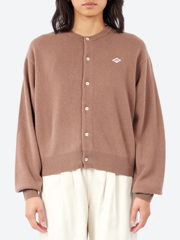 Women's Lambswool Crew Neck Cardigan sold by gravitypope