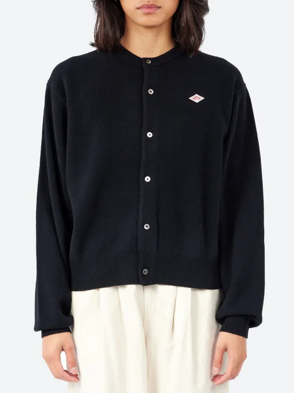 Women's Lambswool Crew Neck Cardigan sold by gravitypope