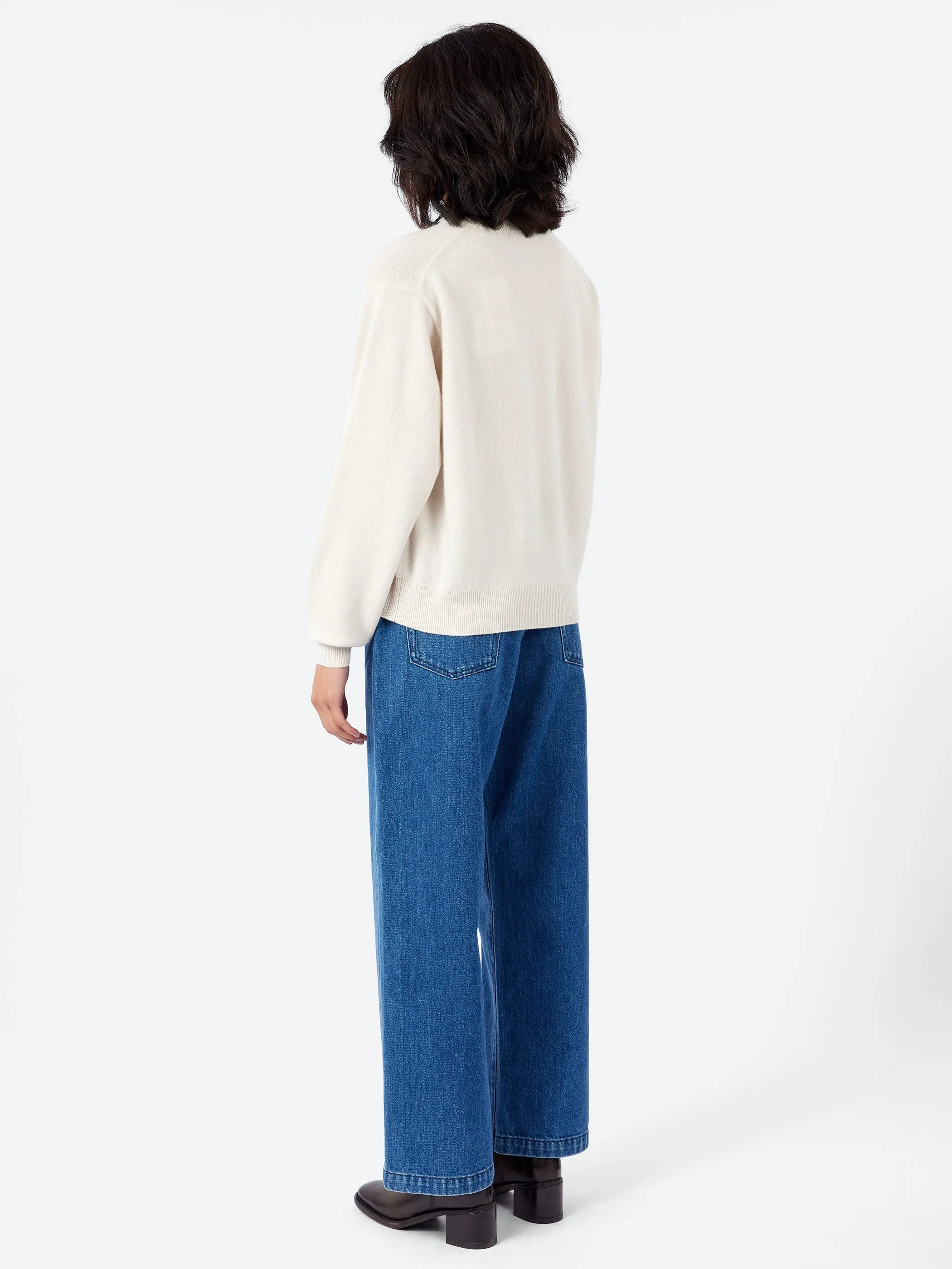 Women's Lambswool Crew Neck Knit Pullover sold by gravitypope product image thumbnail 3