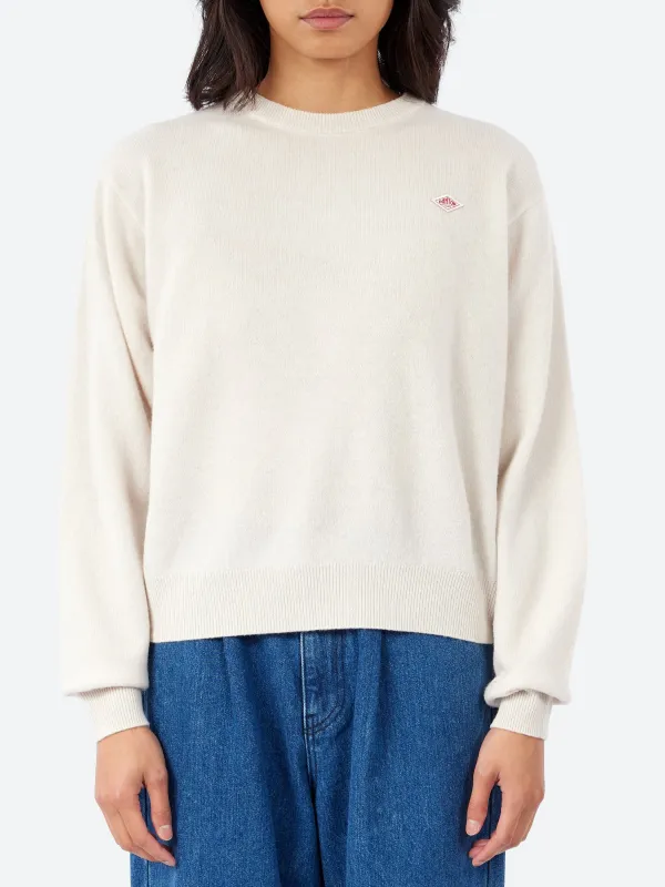 Women's Lambswool Crew Neck Knit Pullover sold by gravitypope