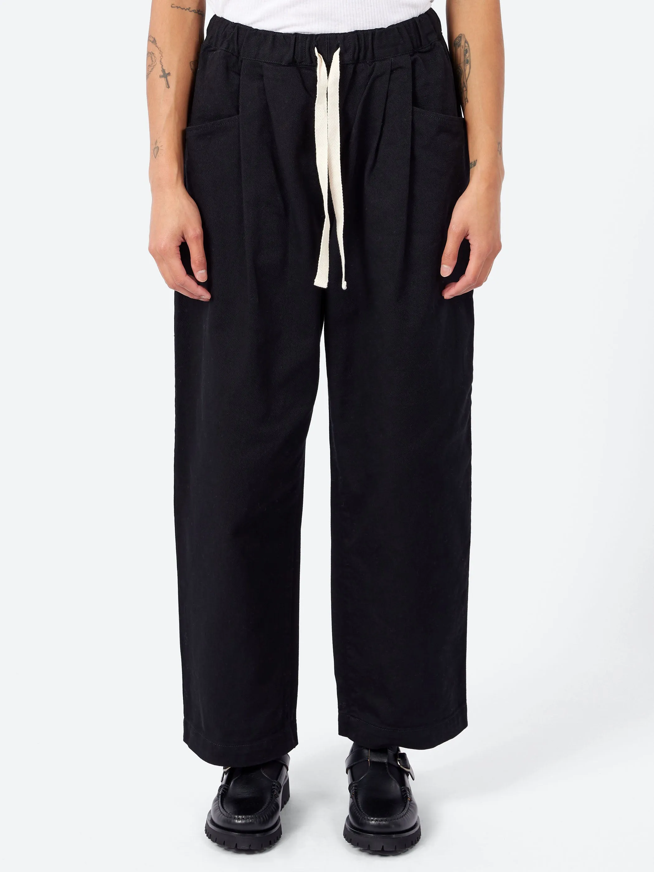 Heavy Twill Two Tuck Easy Pants sold by gravitypope