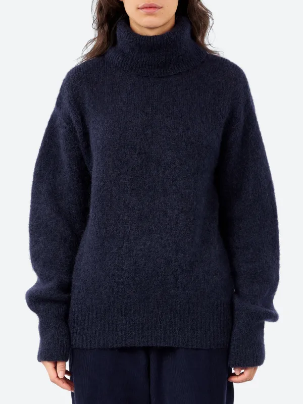 High-Neck Sweater made by Pomandère