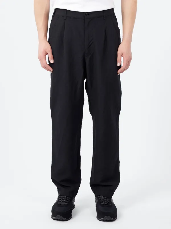 High Density Oxford Peg Top One-Tuck Pants sold by gravitypope