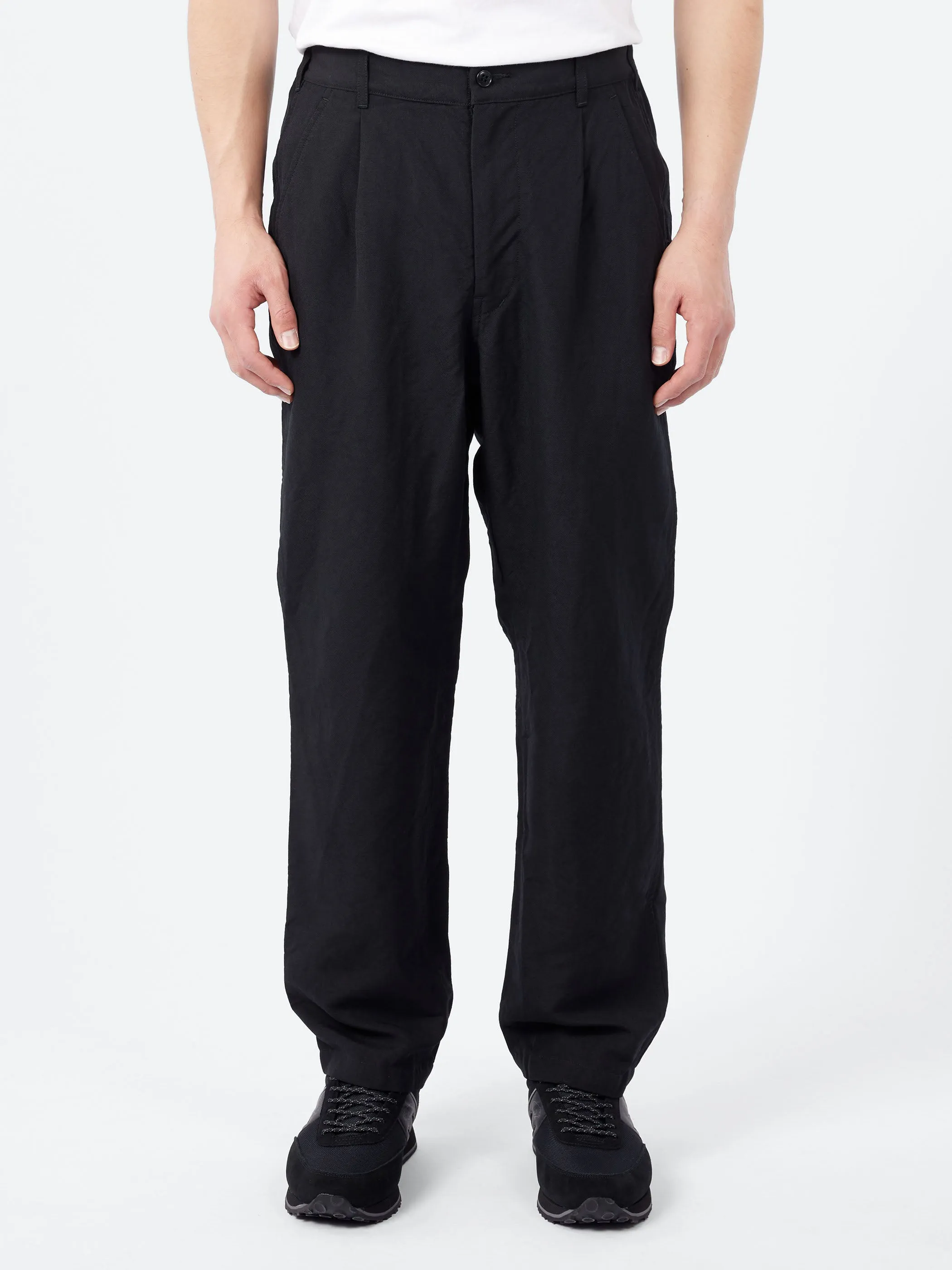 High Density Oxford Peg Top One-Tuck Pants sold by gravitypope