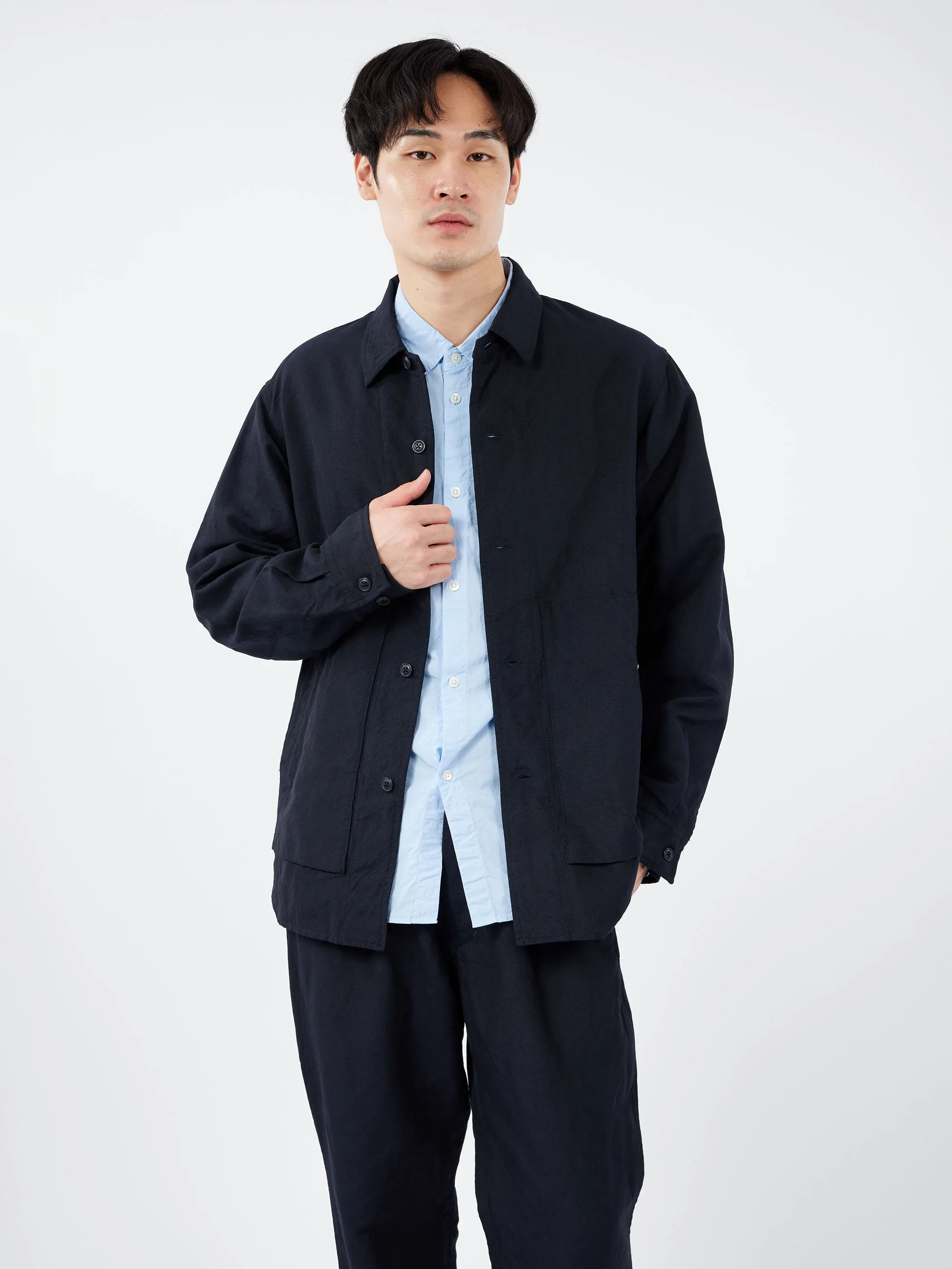 High Density Oxford Shirt Jacket sold by gravitypope product image thumbnail 4