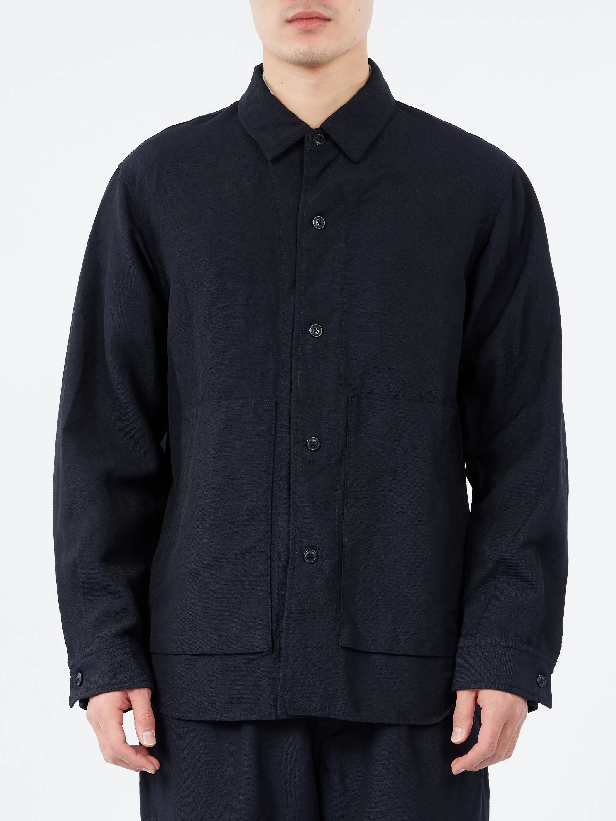 High Density Oxford Shirt Jacket sold by gravitypope
