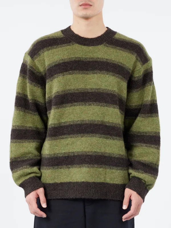 Alpaca Wool Stripe Sweater sold by gravitypope