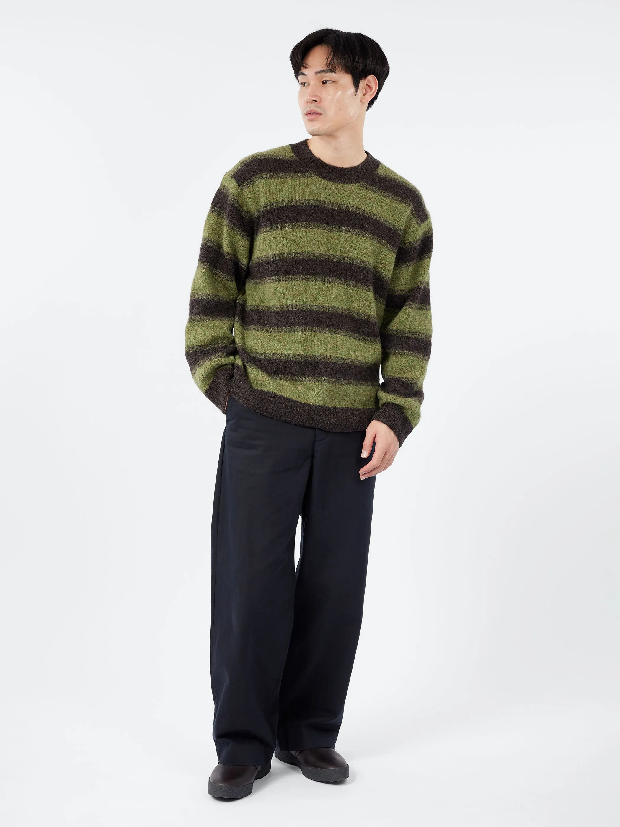 Alpaca Wool Stripe Sweater sold by gravitypope product image thumbnail 2