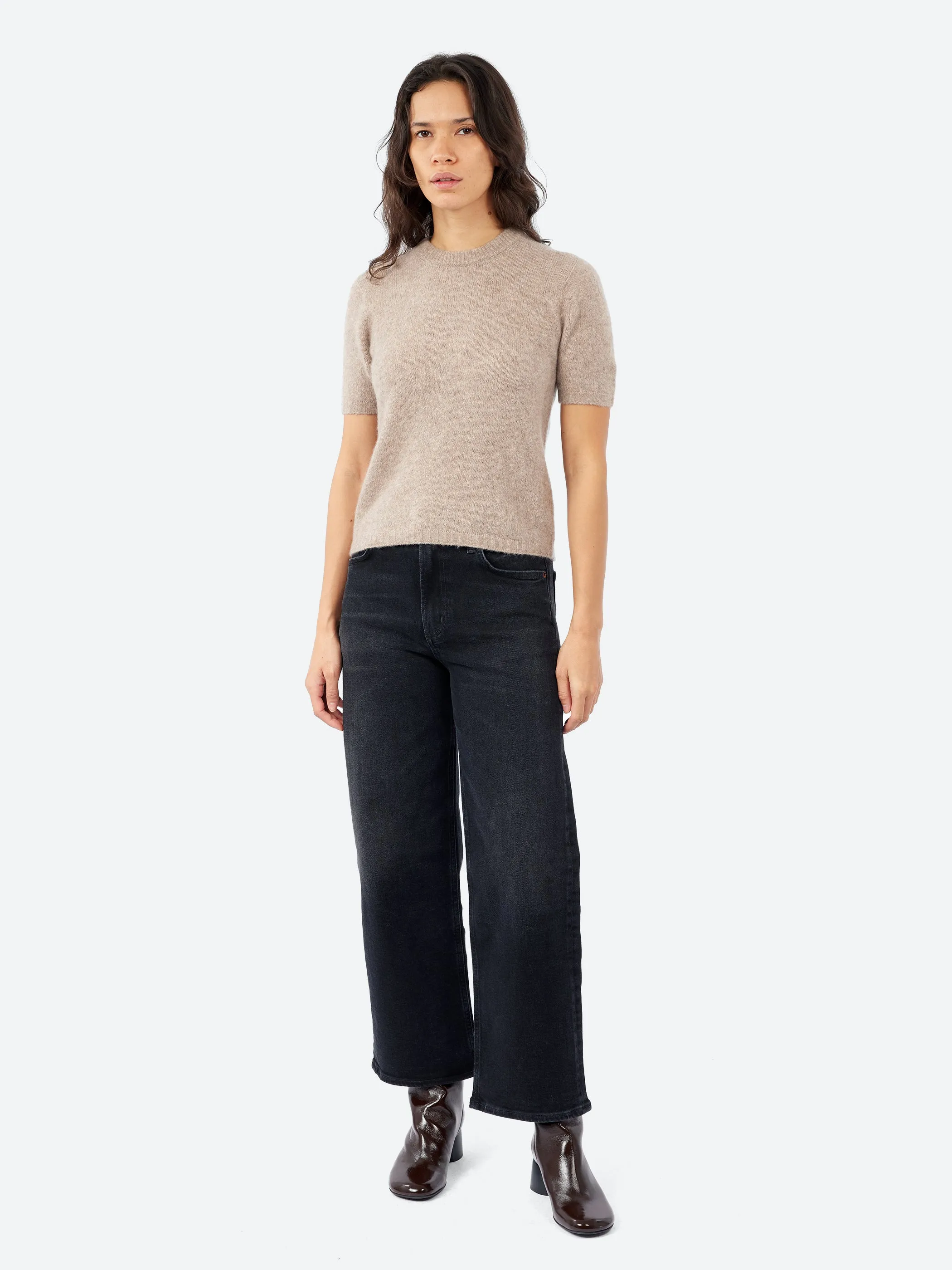 Cashmere and Silk Short Sleeve Sweater sold by gravitypope product image thumbnail 2