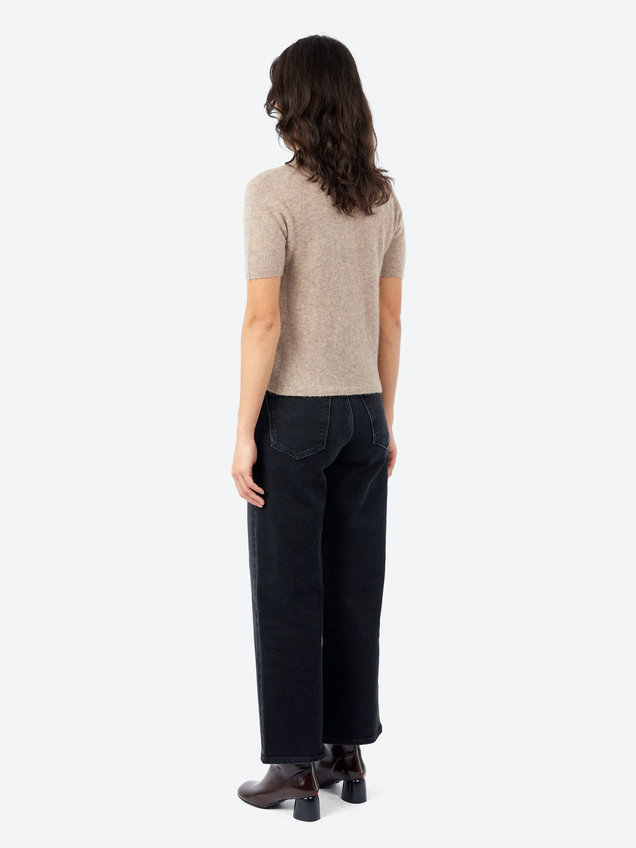 Cashmere and Silk Short Sleeve Sweater sold by gravitypope product image thumbnail 3
