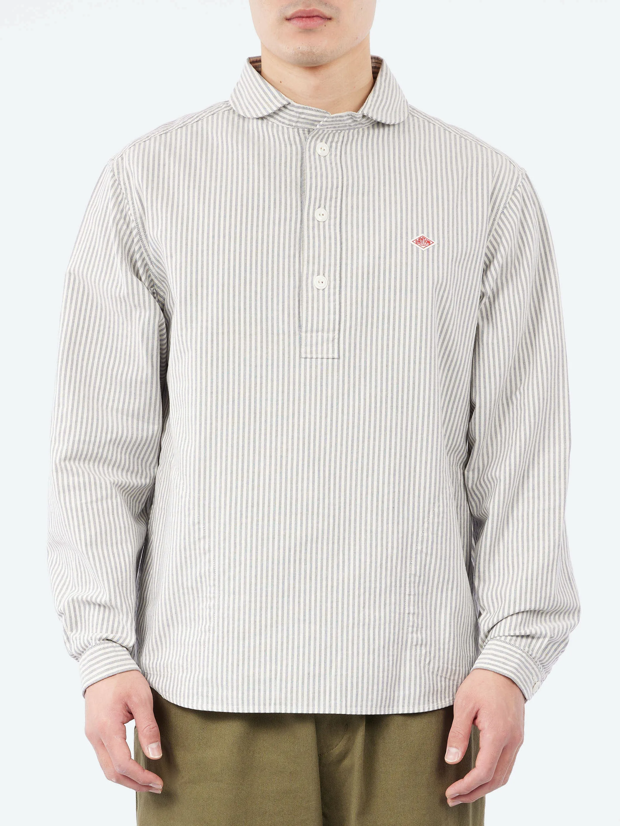Oxford Round Collar Pullover Shirt sold by gravitypope