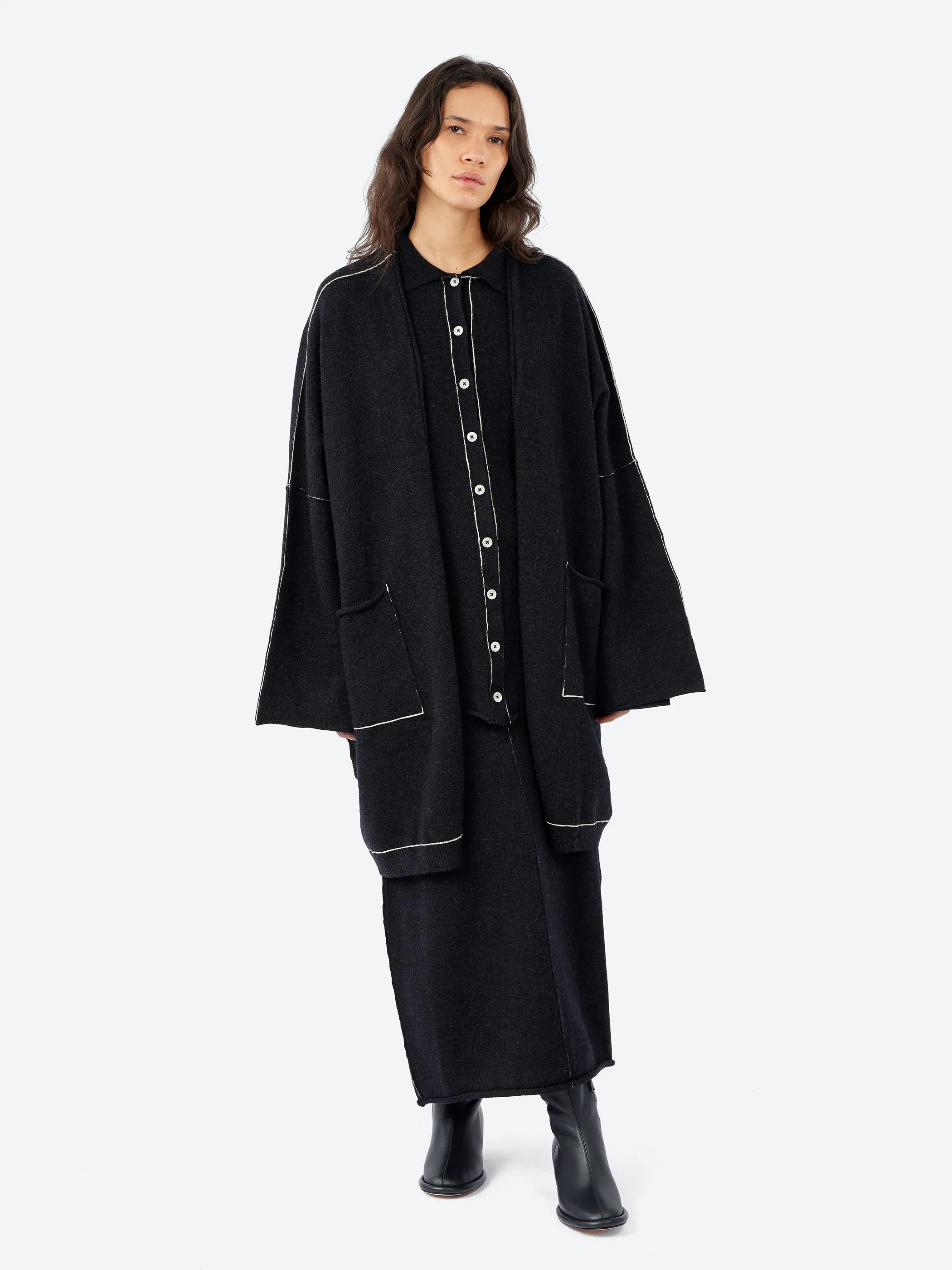 Stitch Wide Cardigan sold by gravitypope product image thumbnail 2