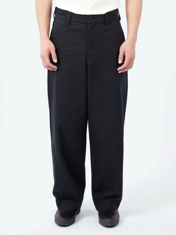 Cotton Wool Herringbone Wide Leg Trousers sold by gravitypope