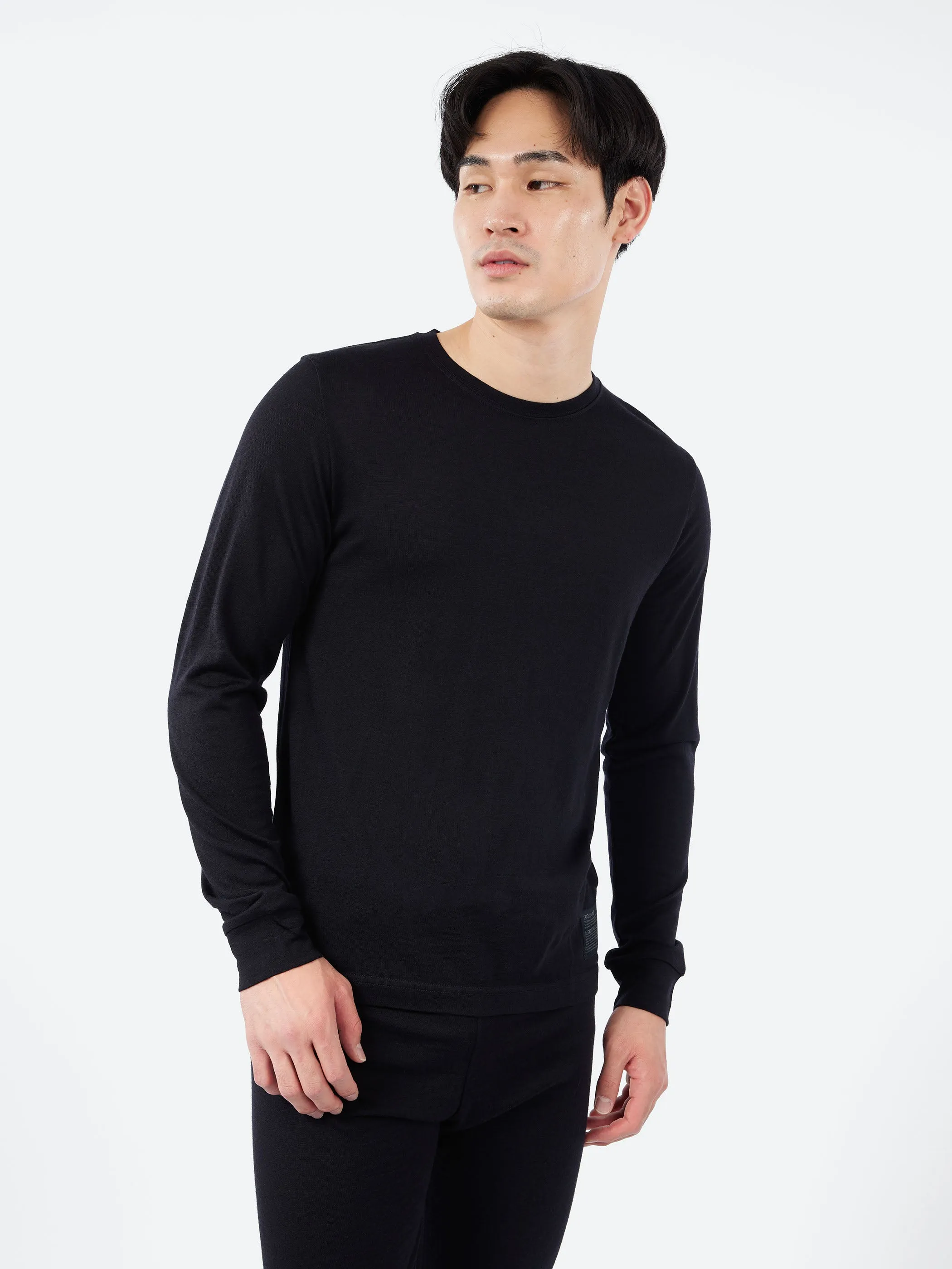 Merino Wool Long Sleeve Undershirt sold by gravitypope product image thumbnail 2