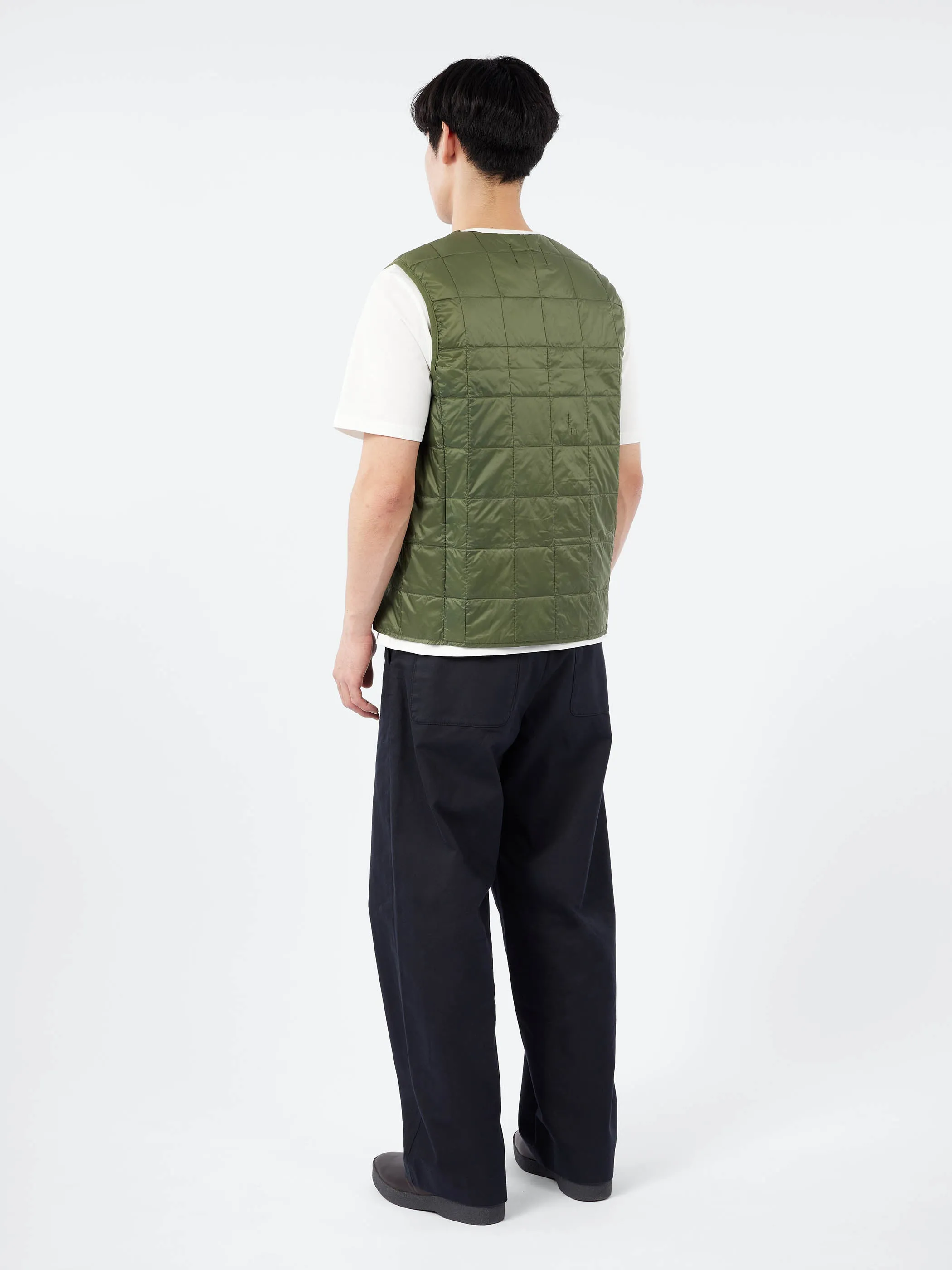Military V-Neck Button Down Vest sold by gravitypope product image thumbnail 3