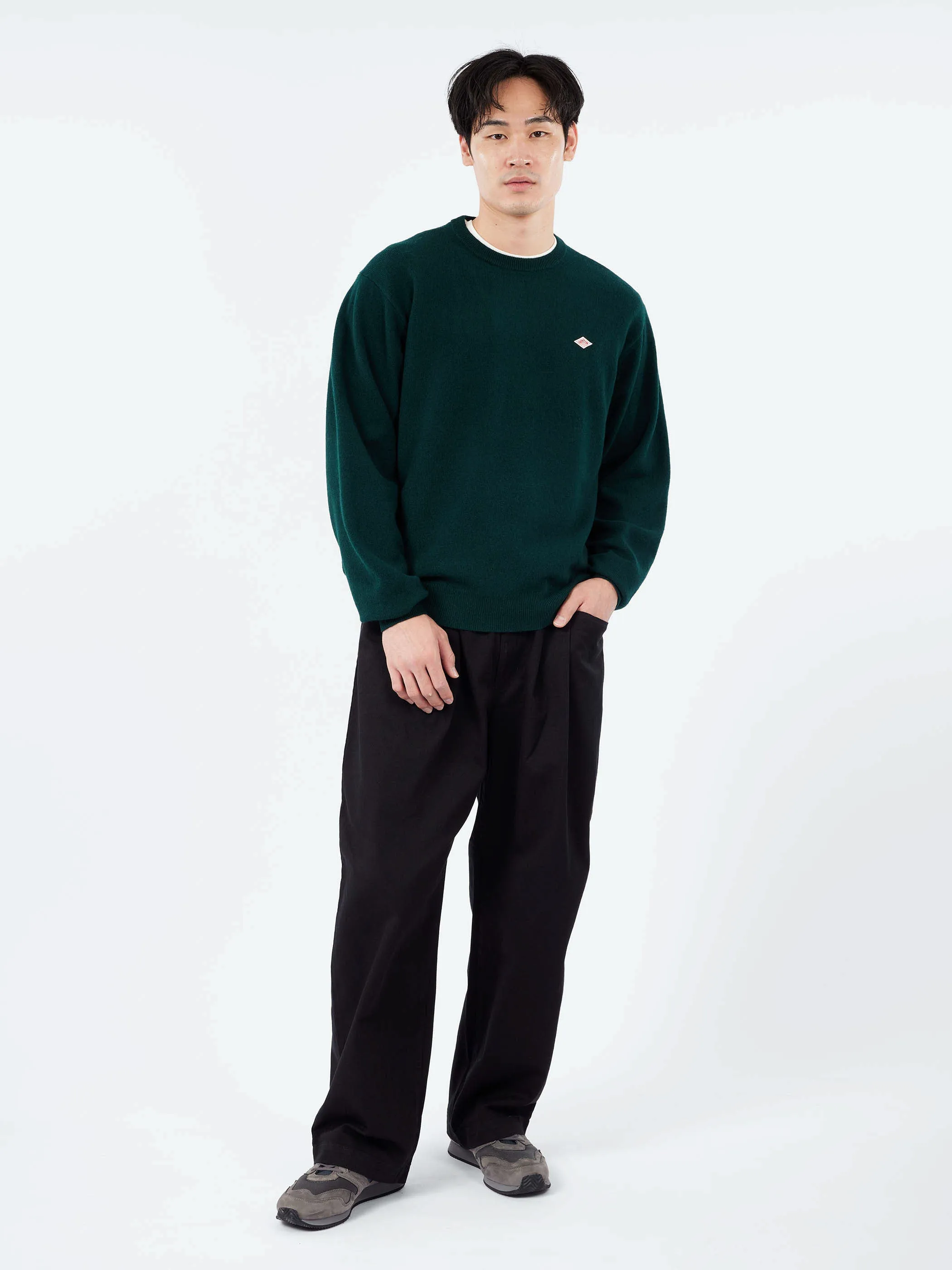 Lambswool Crew Neck Knit Pullover sold by gravitypope product image thumbnail 2