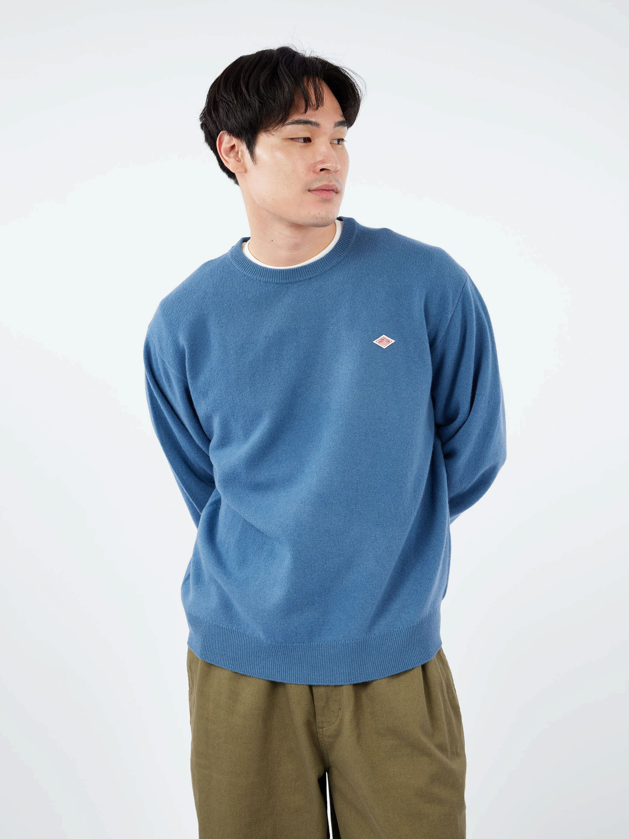 Lambswool Crew Neck Knit Pullover sold by gravitypope product image thumbnail 2