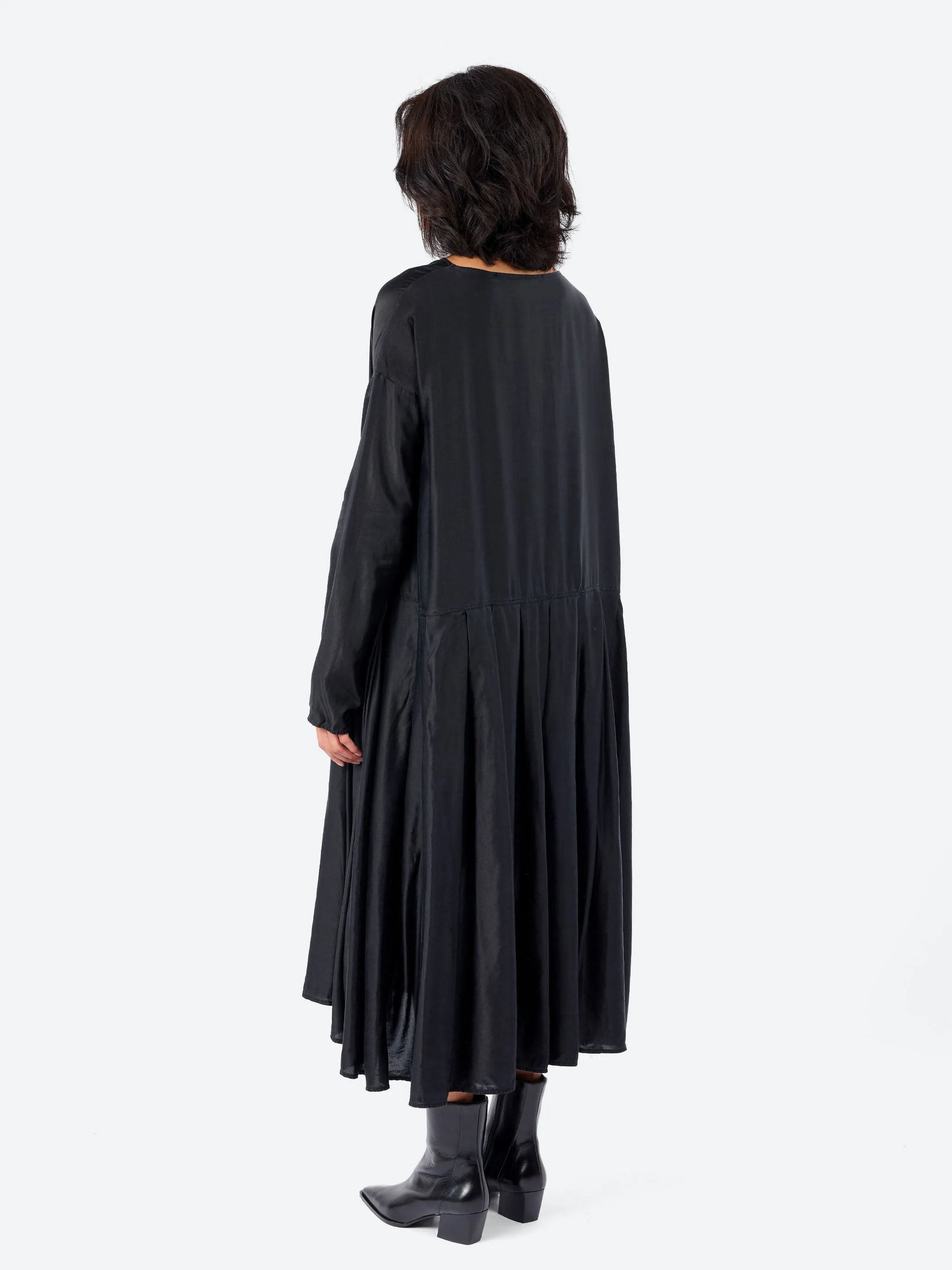 Pleated Boatneck Dress sold by gravitypope product image thumbnail 3