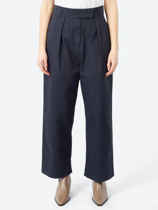 MHL Pleated Crop Trousers sold by gravitypope