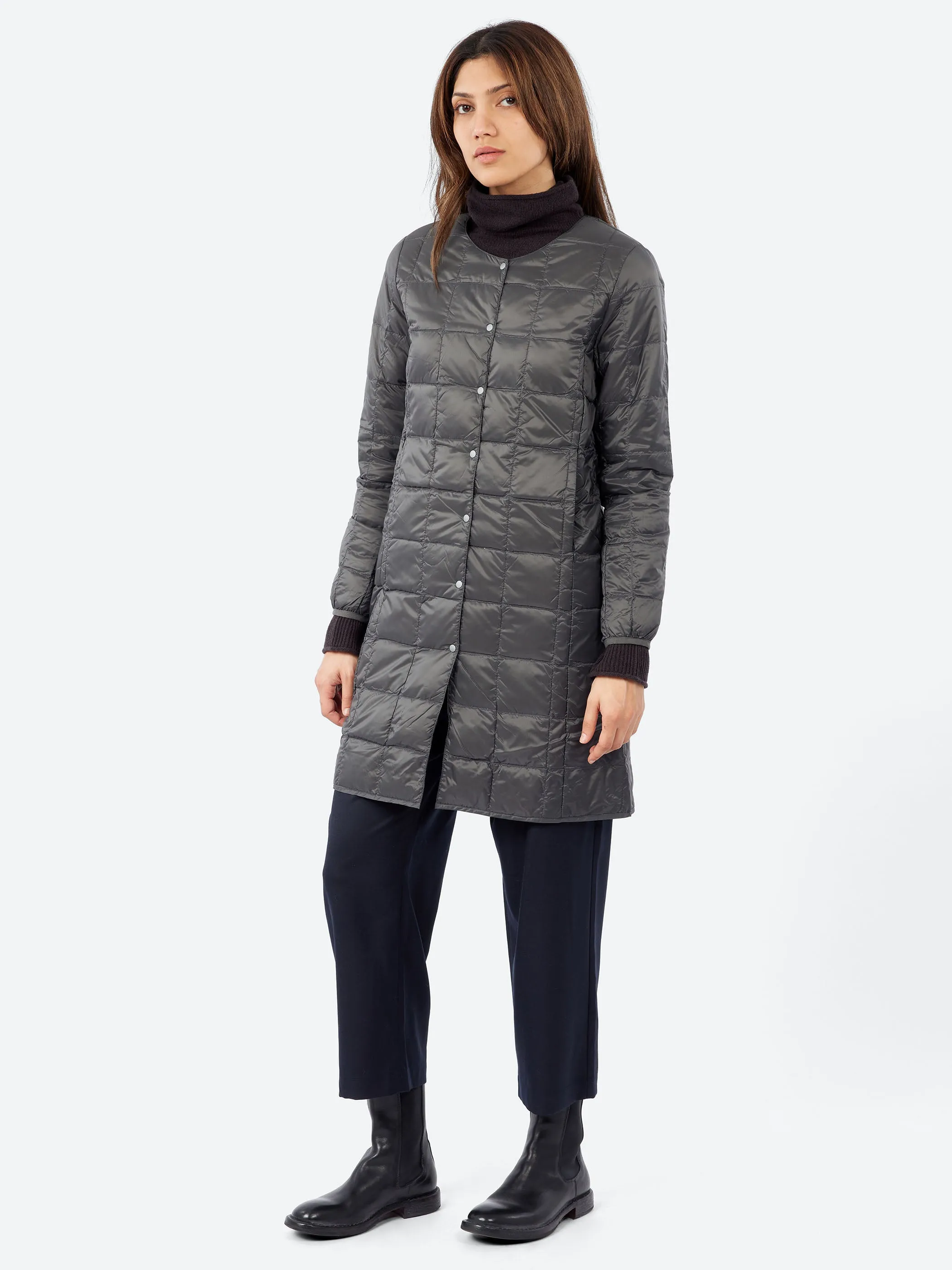 Crew Neck Long Down Coat sold by gravitypope product image thumbnail 2