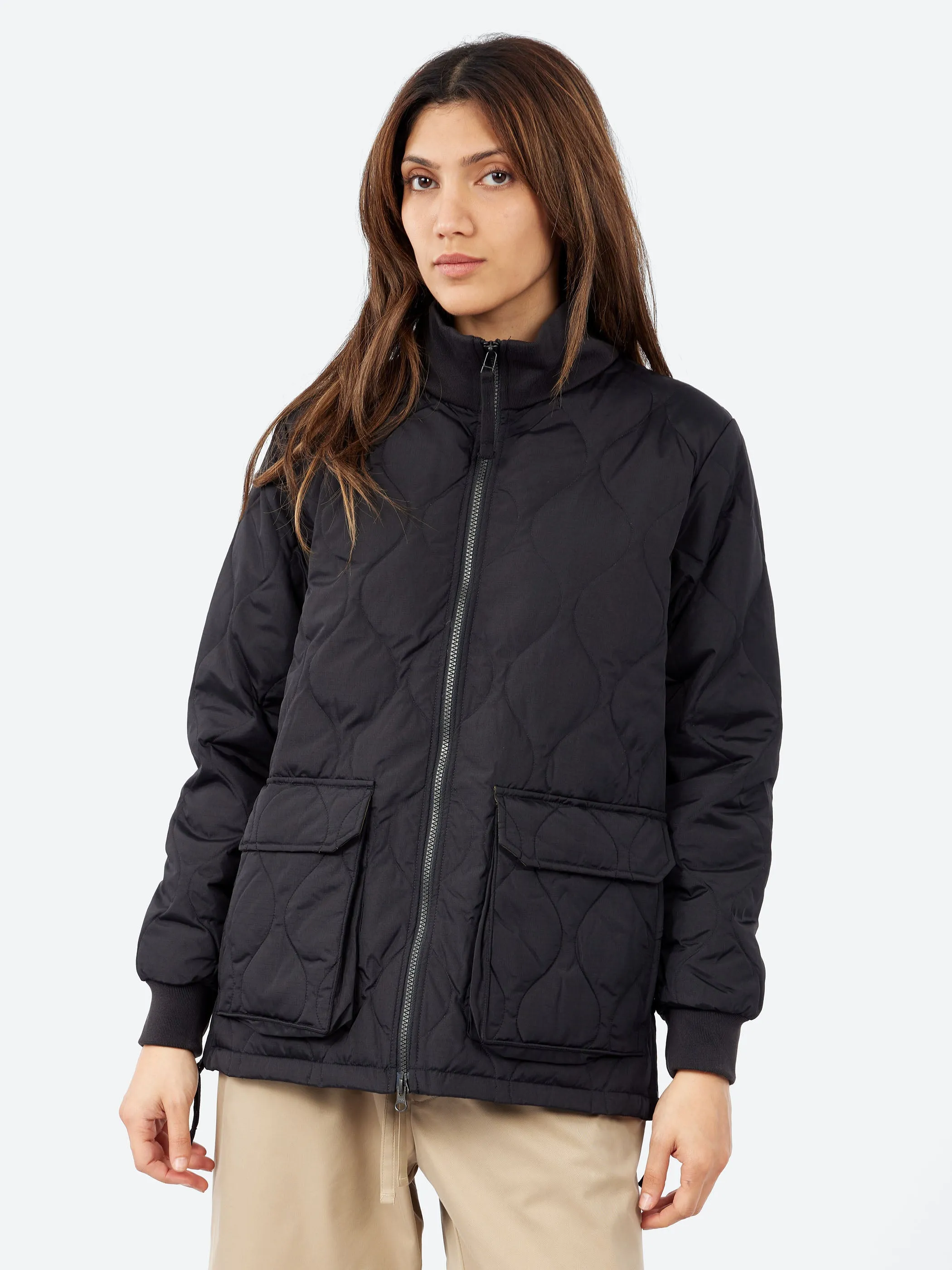 Military Rib Hi Neck Down Jacket sold by gravitypope product image thumbnail 4