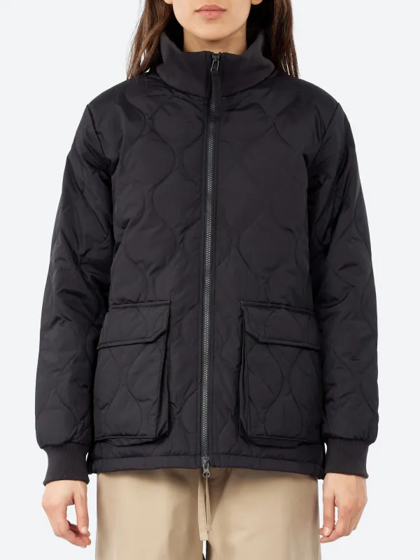 Military Rib Hi Neck Down Jacket sold by gravitypope