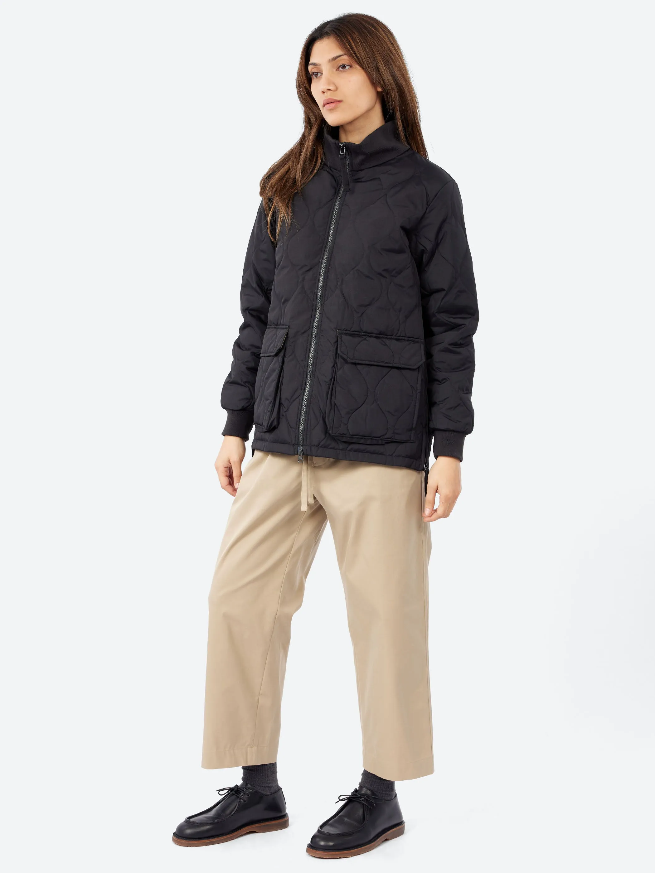 Military Rib Hi Neck Down Jacket sold by gravitypope product image thumbnail 2