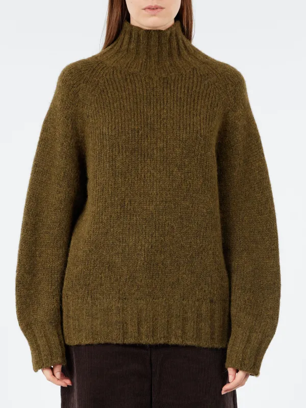 Lofty Alpaca High Neck Sweater sold by gravitypope