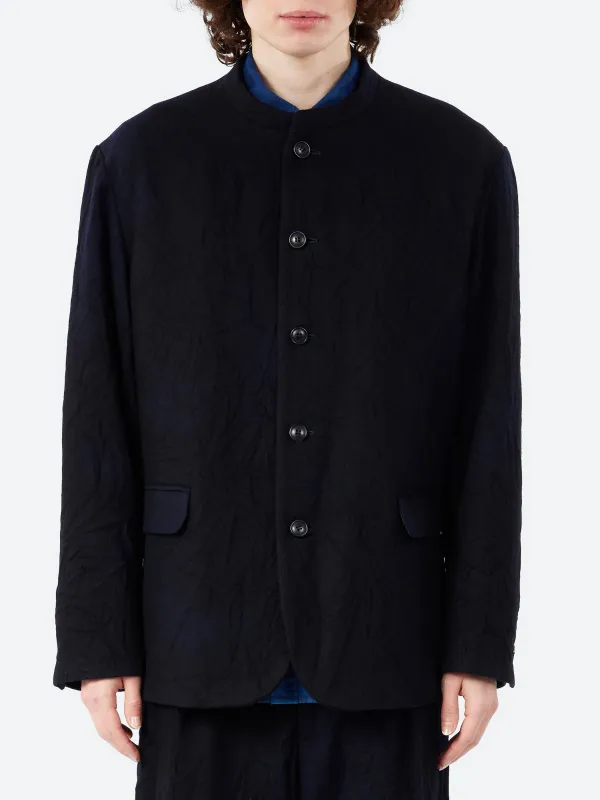 Stand Up Collar Jacket made by Blue Blue Japan