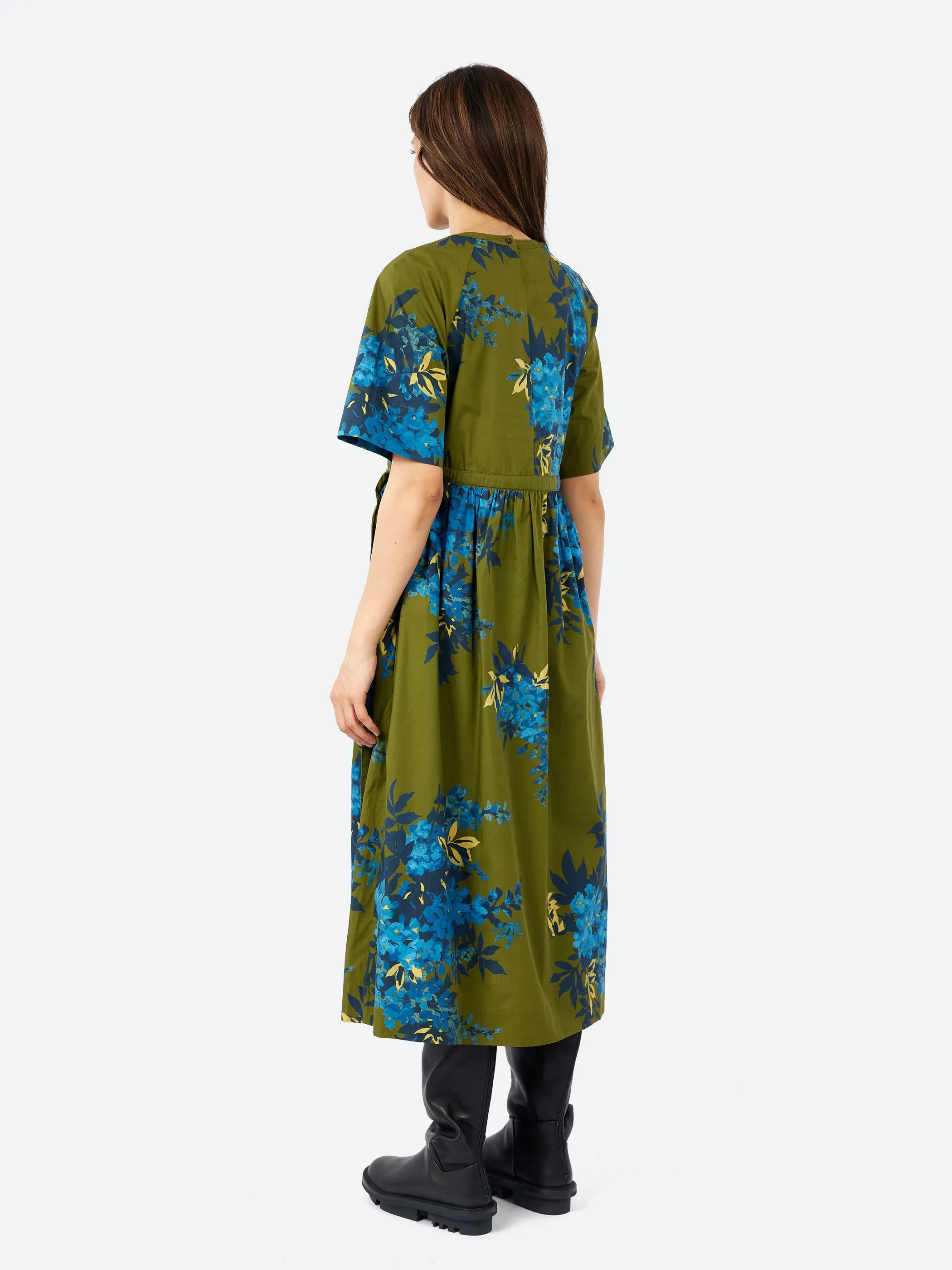Botanical Shadow Print Dress sold by gravitypope product image thumbnail 3