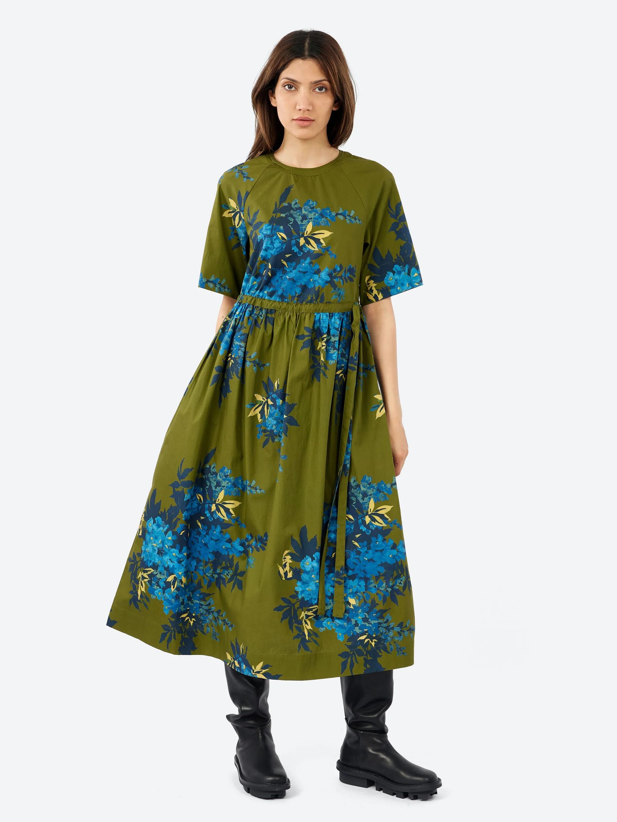 Botanical Shadow Print Dress sold by gravitypope product image thumbnail 2