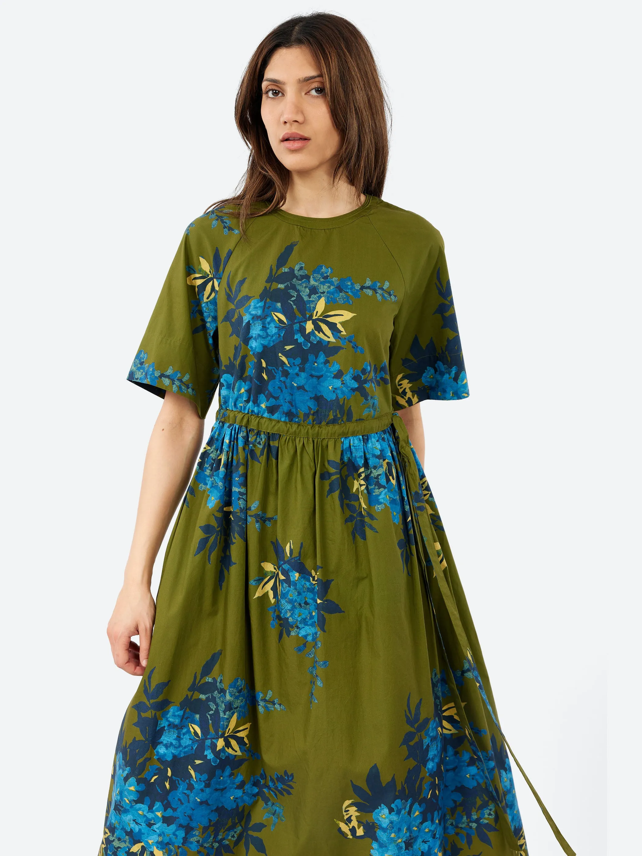Botanical Shadow Print Dress sold by gravitypope product image thumbnail 4
