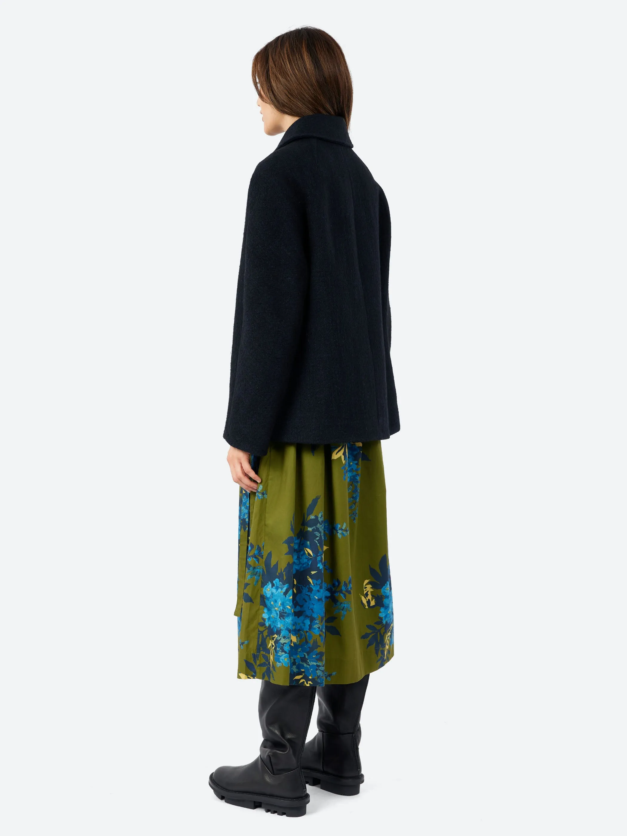 Boiled Wool Textured Short Coat sold by gravitypope product image thumbnail 3