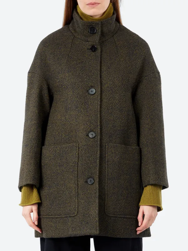 Boiled Wool Twill Coat sold by gravitypope