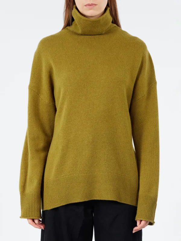 Roll Neck Wool Cashmere Sweater sold by gravitypope