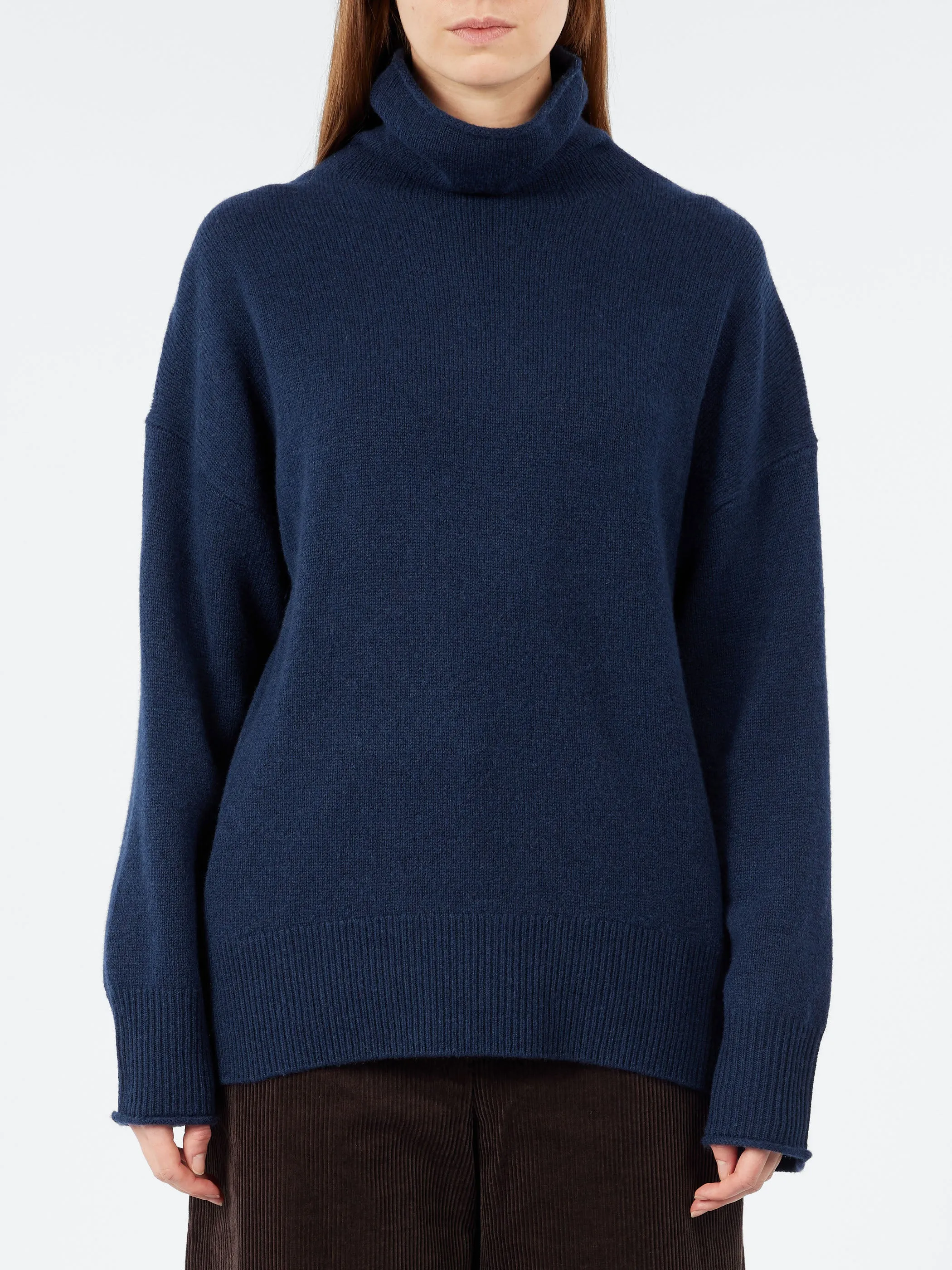 Roll Neck Wool Cashmere Sweater sold by gravitypope