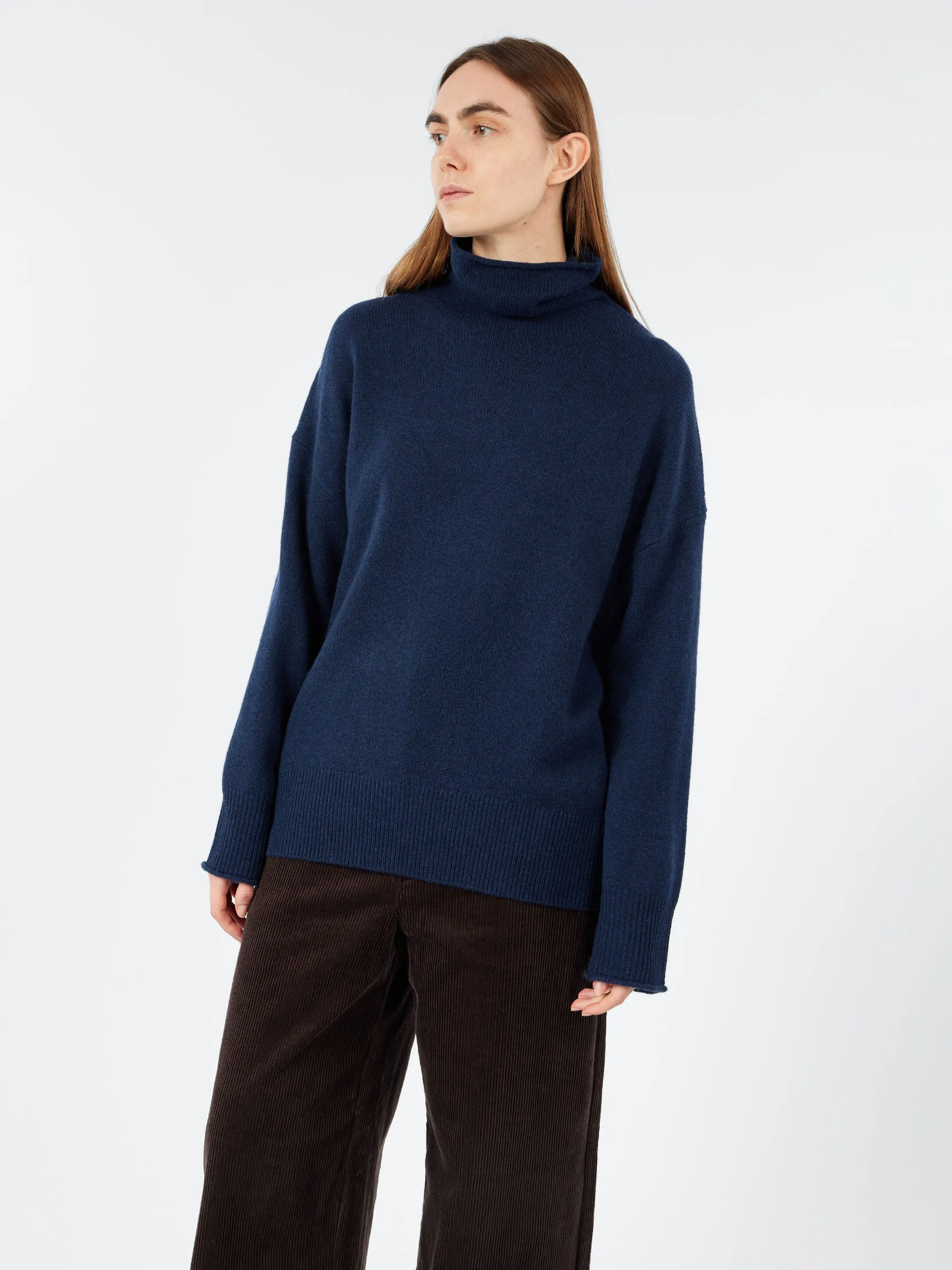 Roll Neck Wool Cashmere Sweater sold by gravitypope product image thumbnail 4