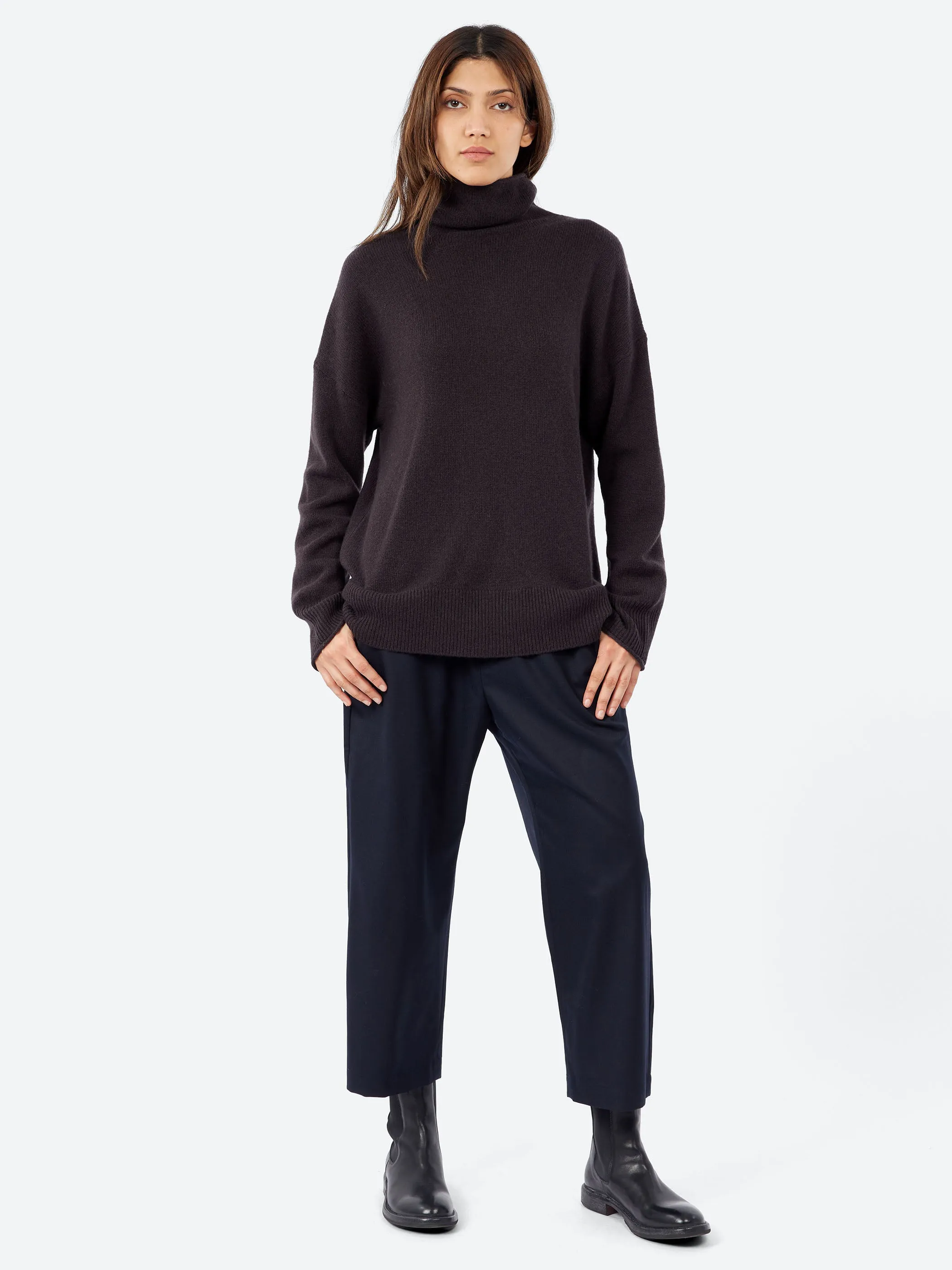 Roll Neck Wool Cashmere Sweater sold by gravitypope product image thumbnail 2